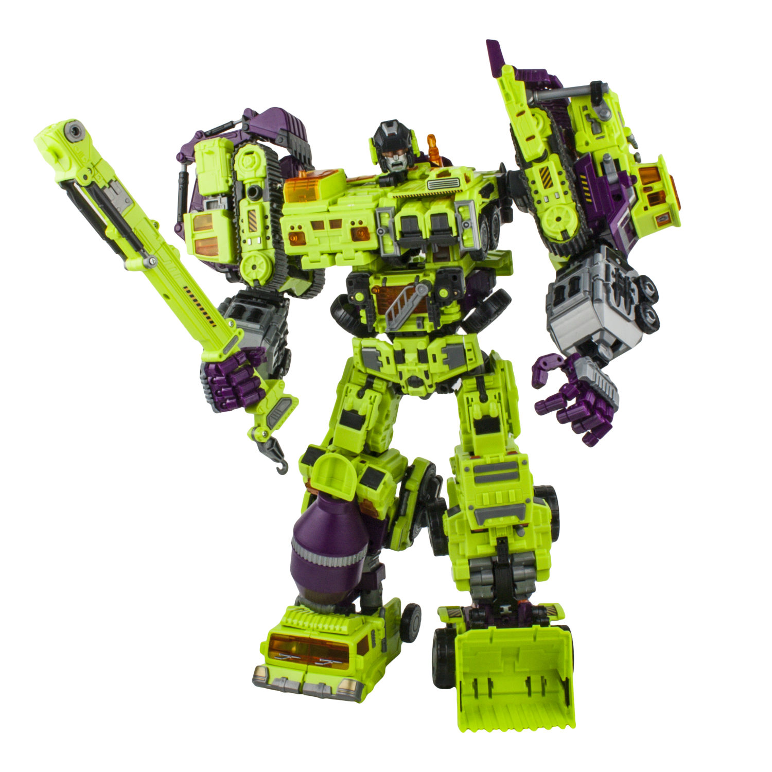 Трансформер 1TOY Трансботы "Инженерный батальон XL: Мега Эксдиггер"
