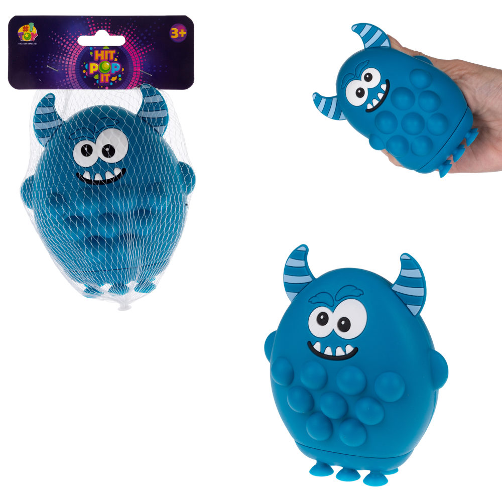 1TOY Жмяка Hit Pop It "Животные" 11х9х5 см, монстр