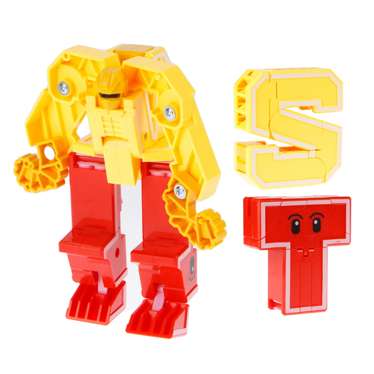 Трансформеры 1TOY, трансботы Lingvo Zoo, роботы, английские буквы от A до Z