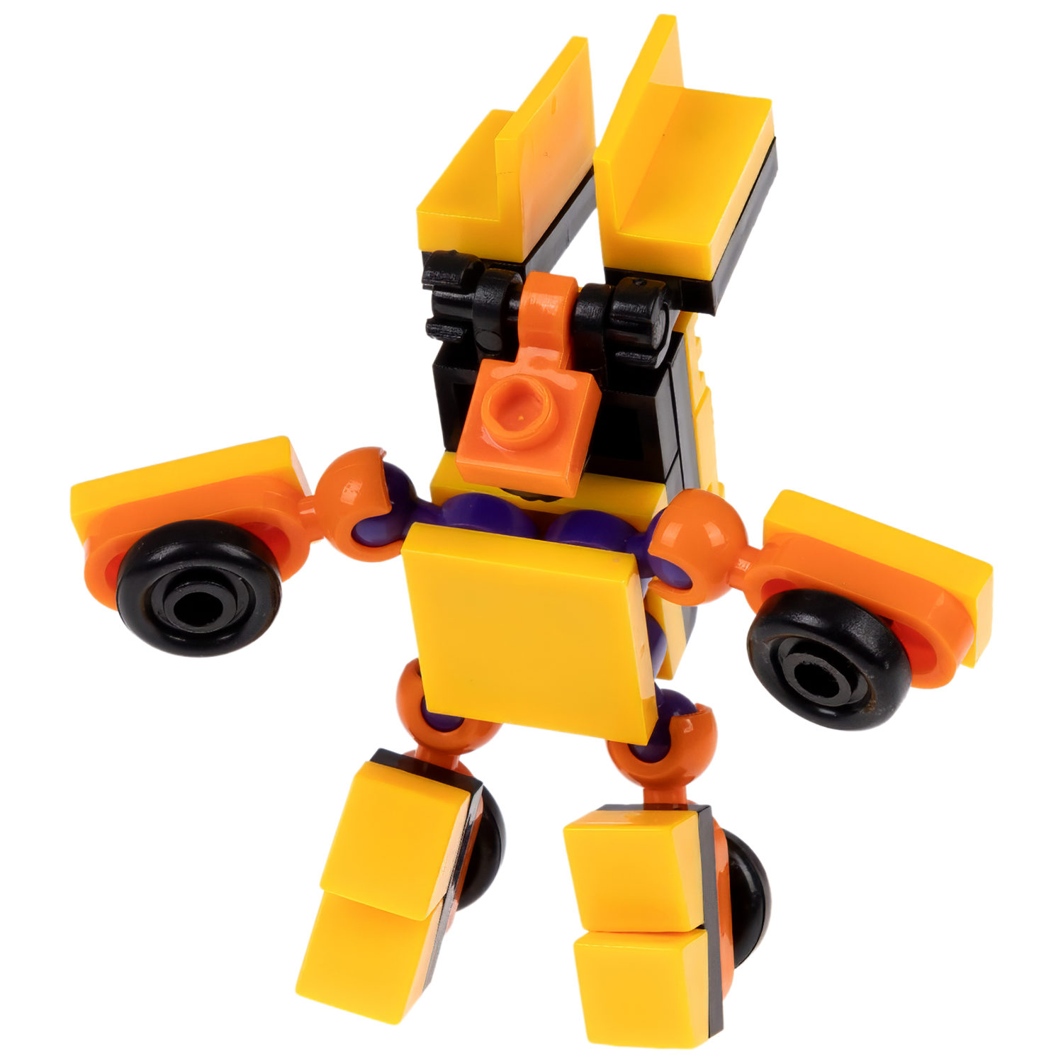 Конструктор 1TOY Blockformers  "Мегавтоформер" 6 в 1, 6 видов, из 6 шт. собирается большой робот