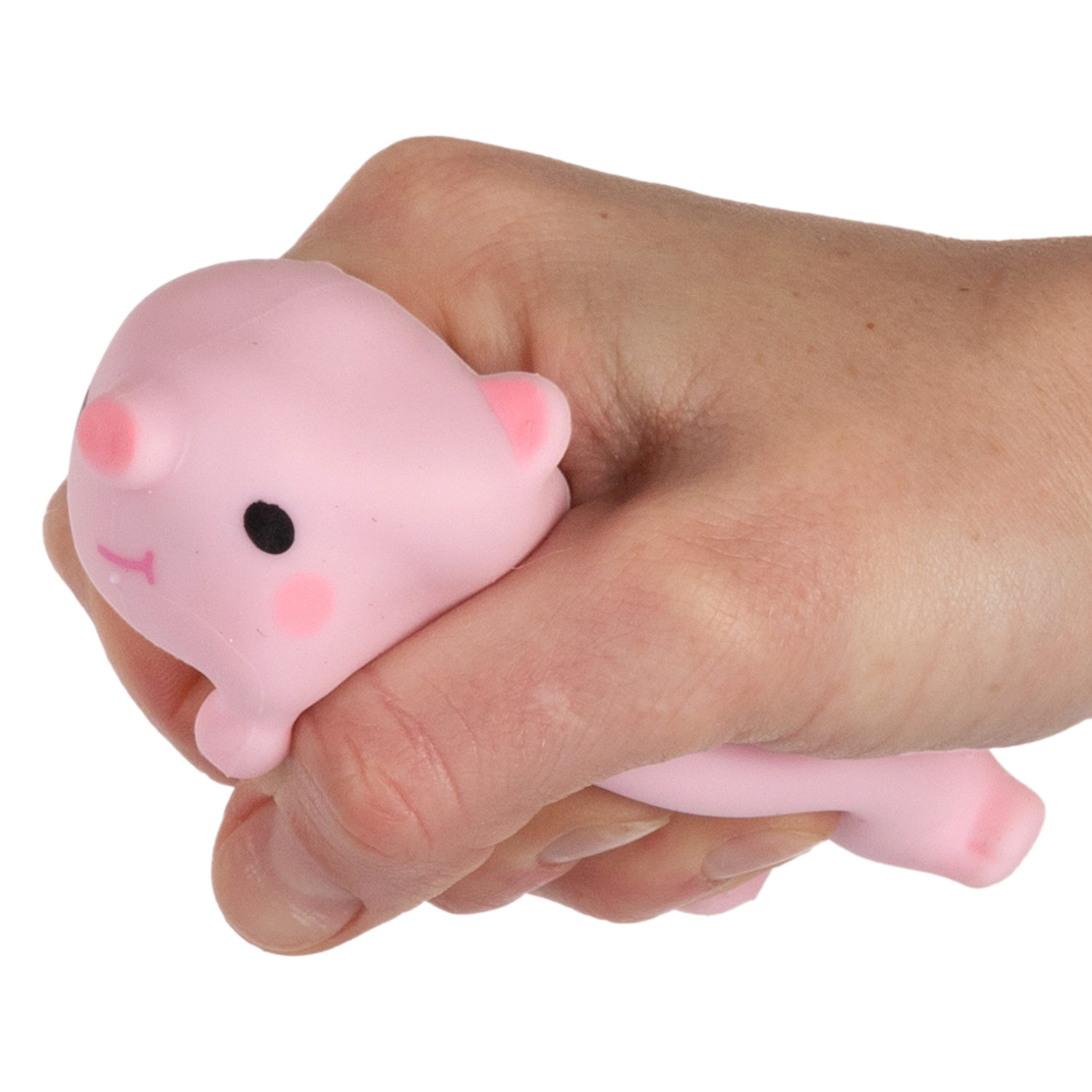 Антистресс-игрушка для рук 1TOY Крутой замес свинка, 6*7,5см