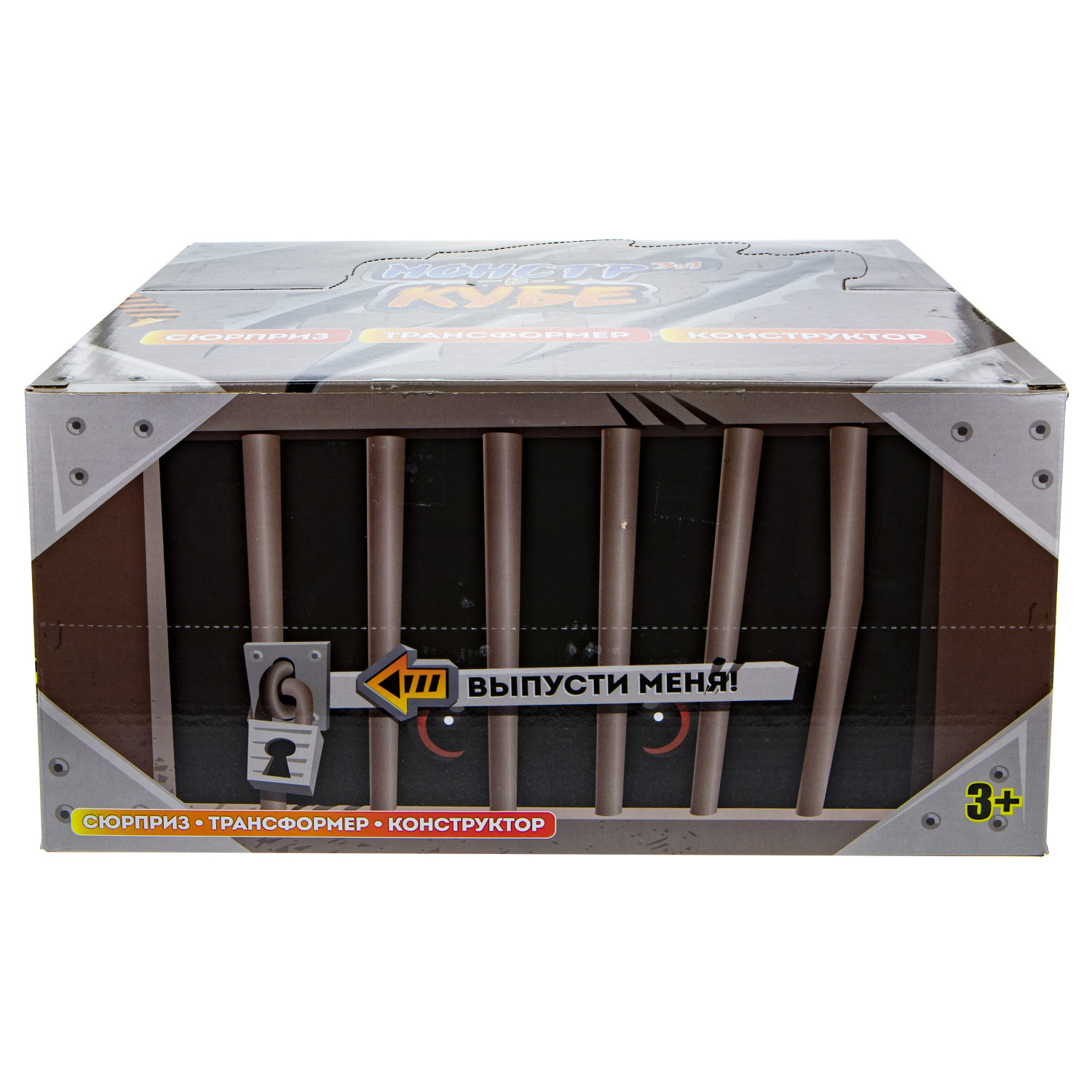 Конструктор 1TOY "Монстр в кубе", 12 видов, 1 шт.