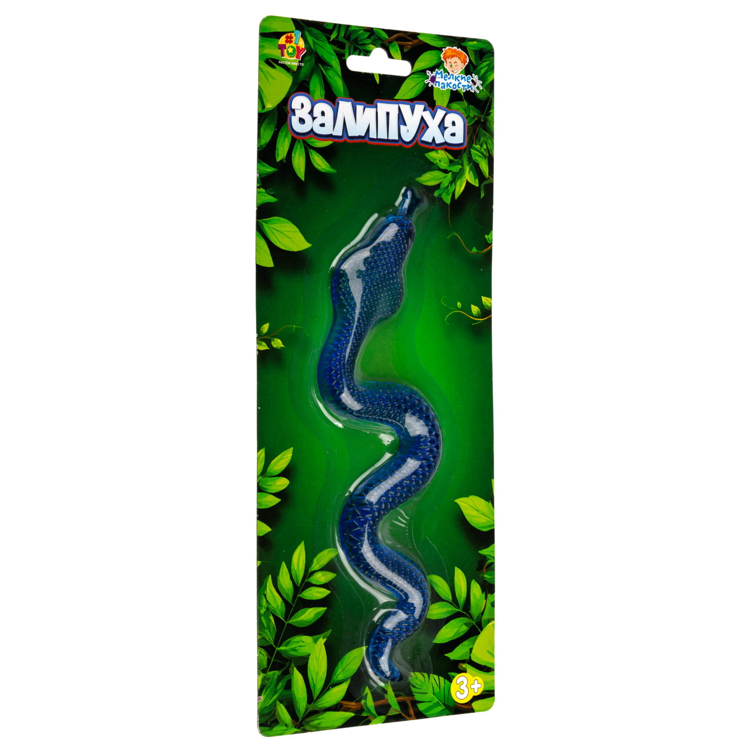 Жмяка липучая 1TOY Залипуха Змея, лизун