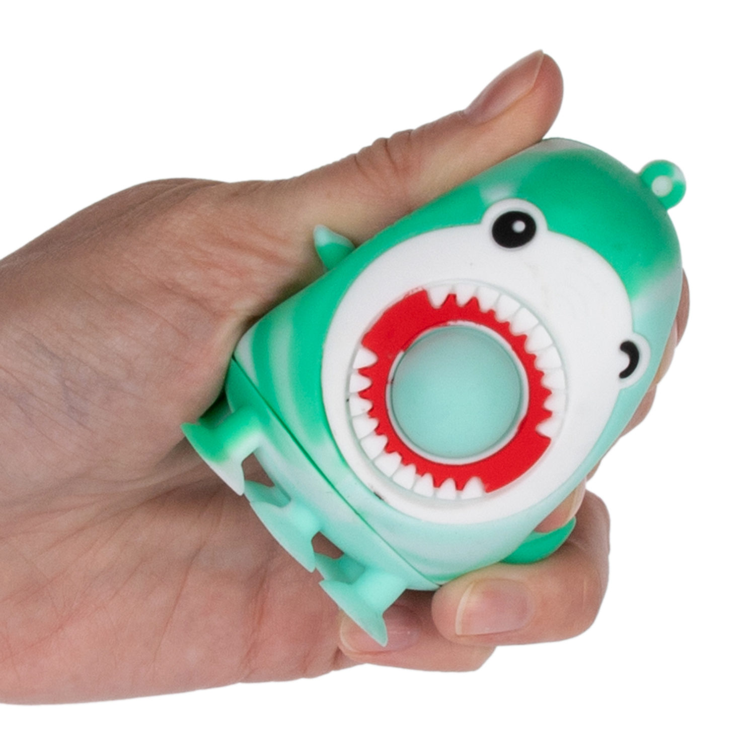 1TOY Жмяка Hit Pop It "Акулы" на присосках 8,5х4х7 см, 4 вида в ассортименте