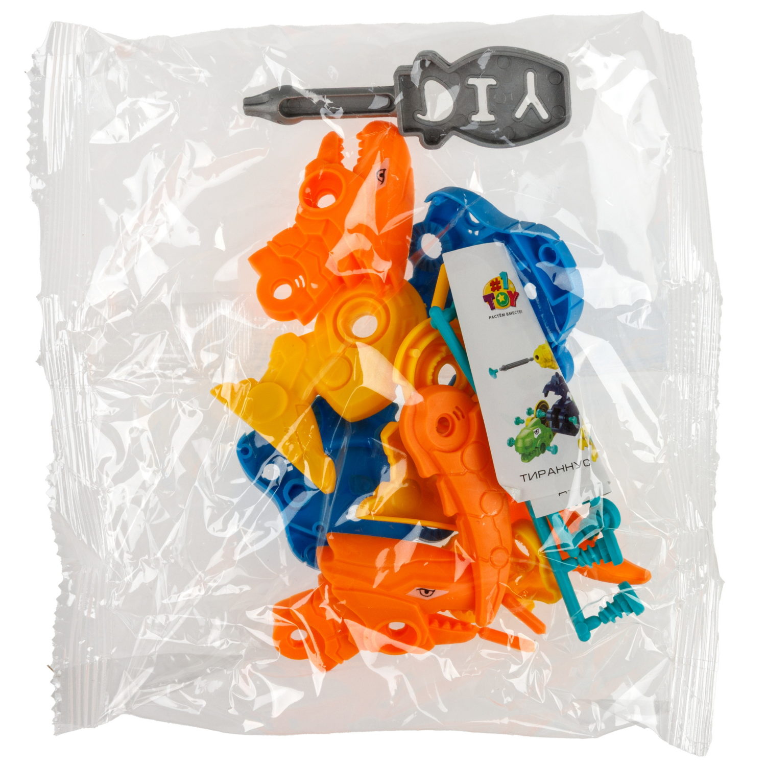 Трансботы 1TOY Зоотехника «Динофайтер», 5 видов, собираются в робота