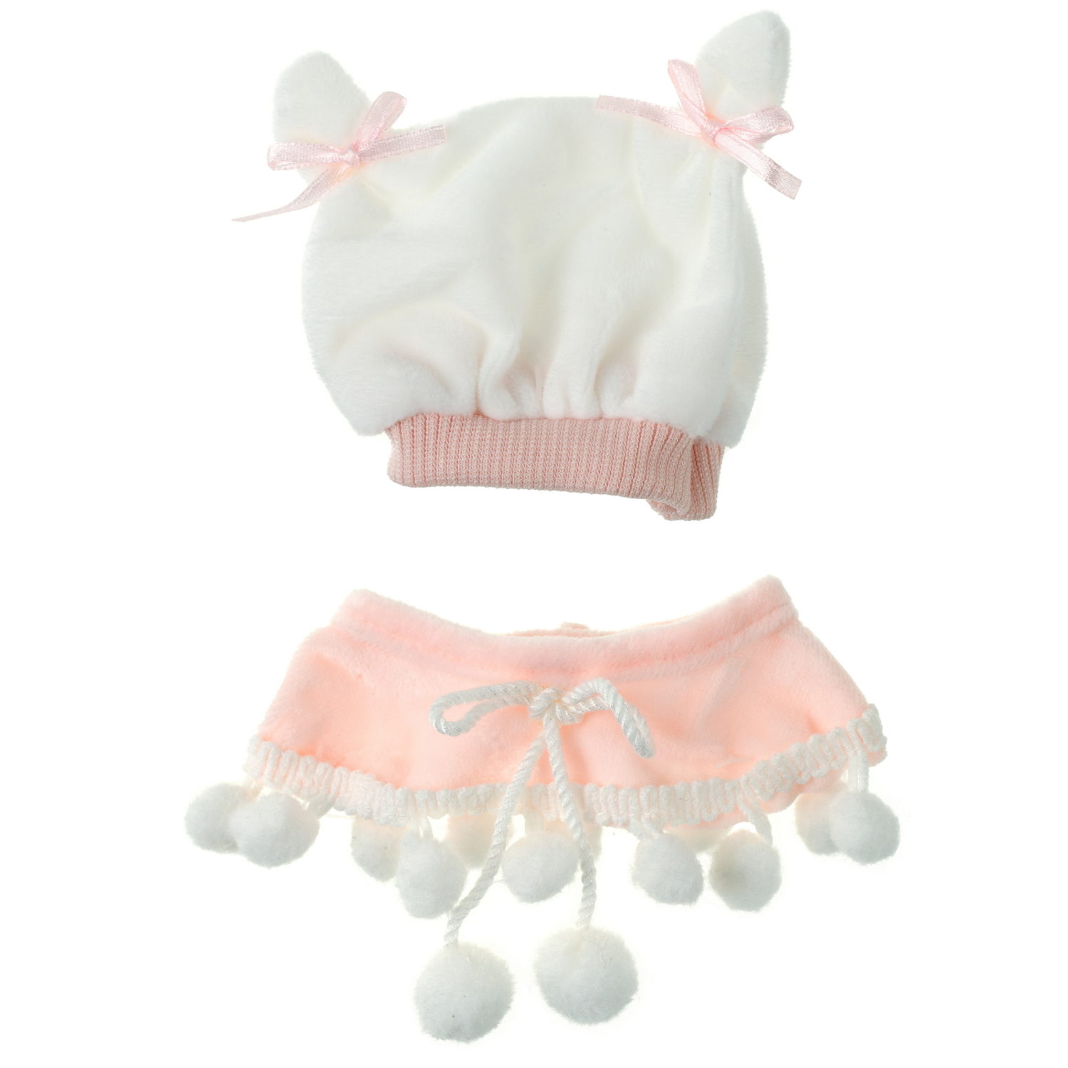 Пупс в голубом комбинезоне 28 см,с шапочкой и слюнявчиком