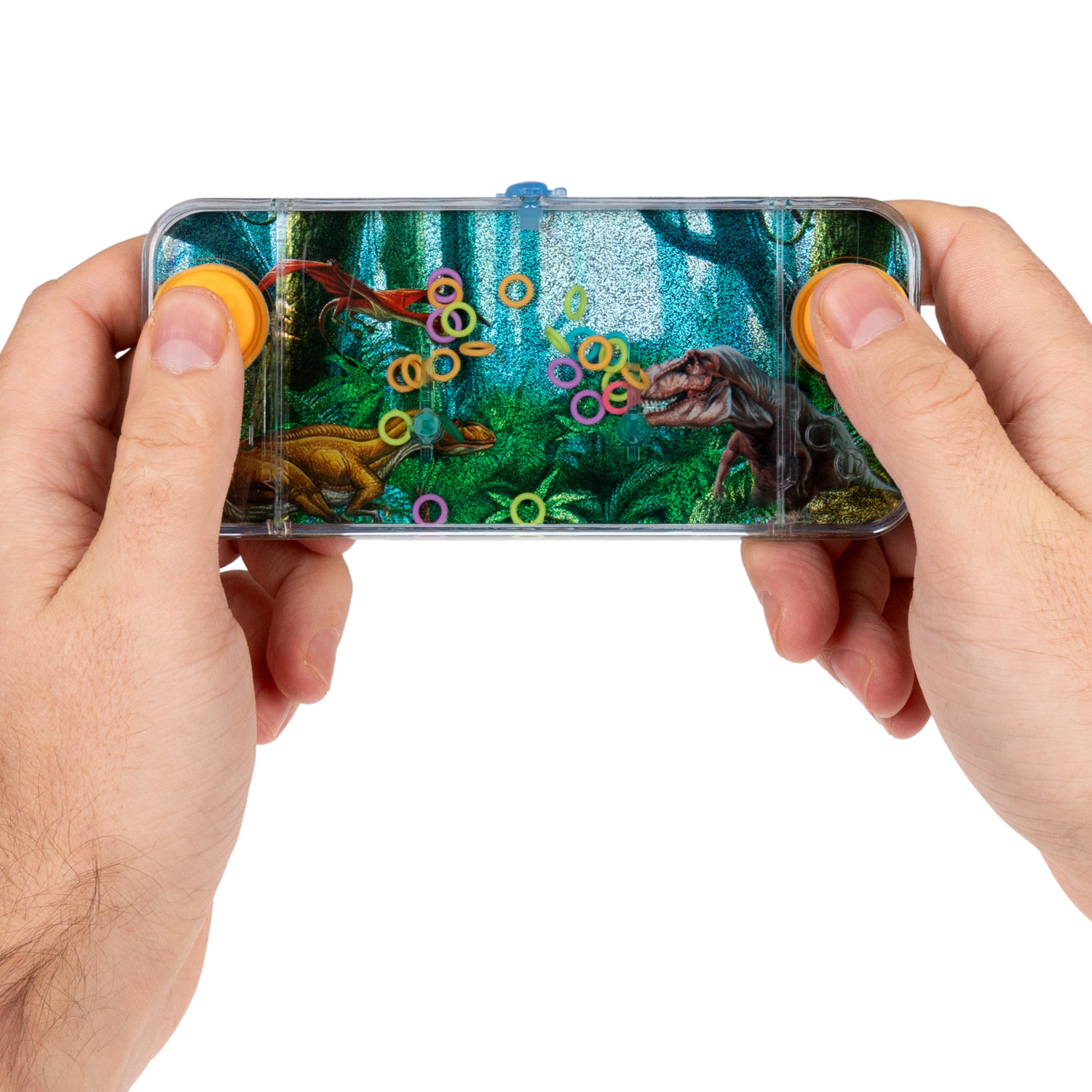 1TOY Игра с водой насади колечки динозавры, 3 вида в ассортименте, 15,5*7*2см