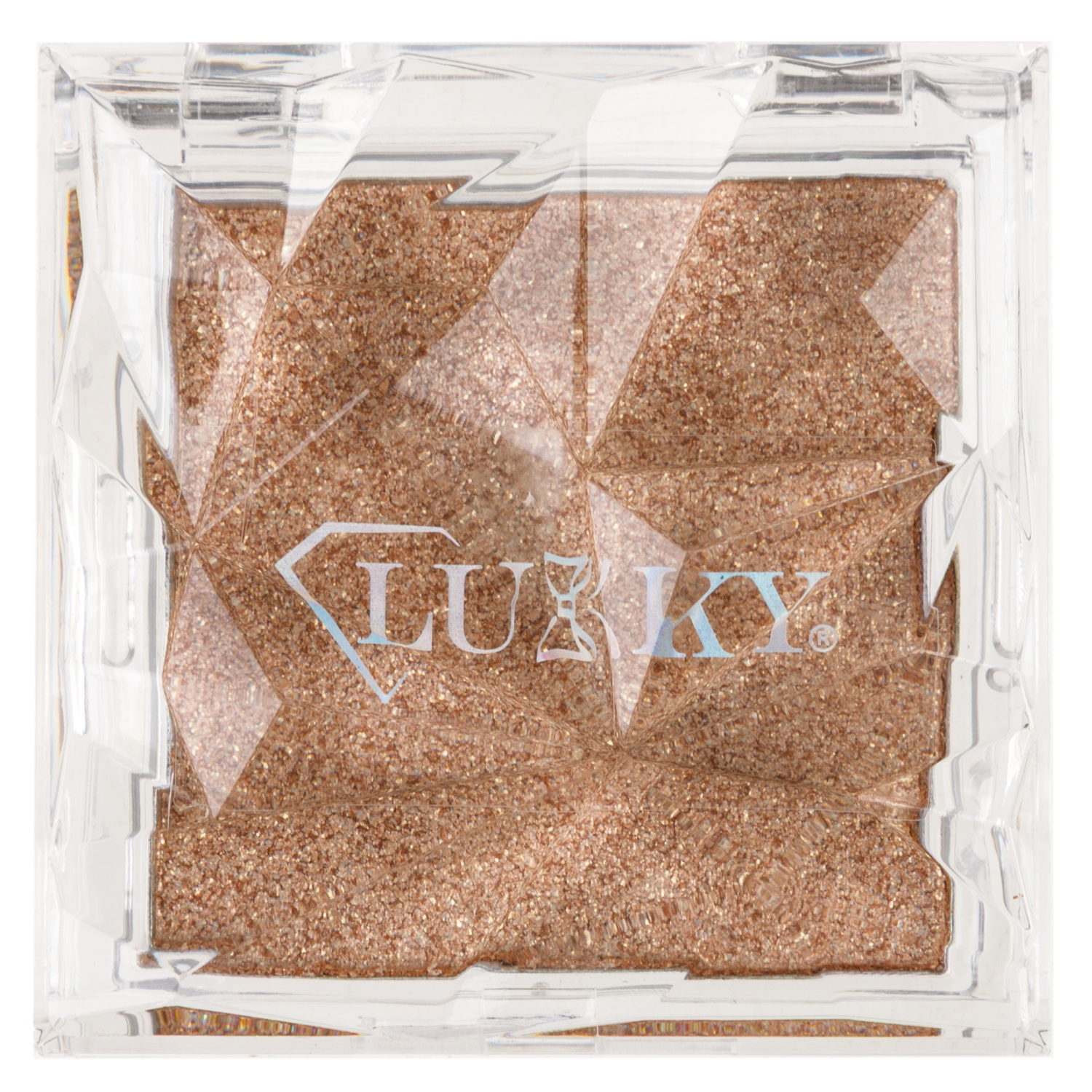 Сияющий хайлайтер Lukky Diamond, шампань,7 г