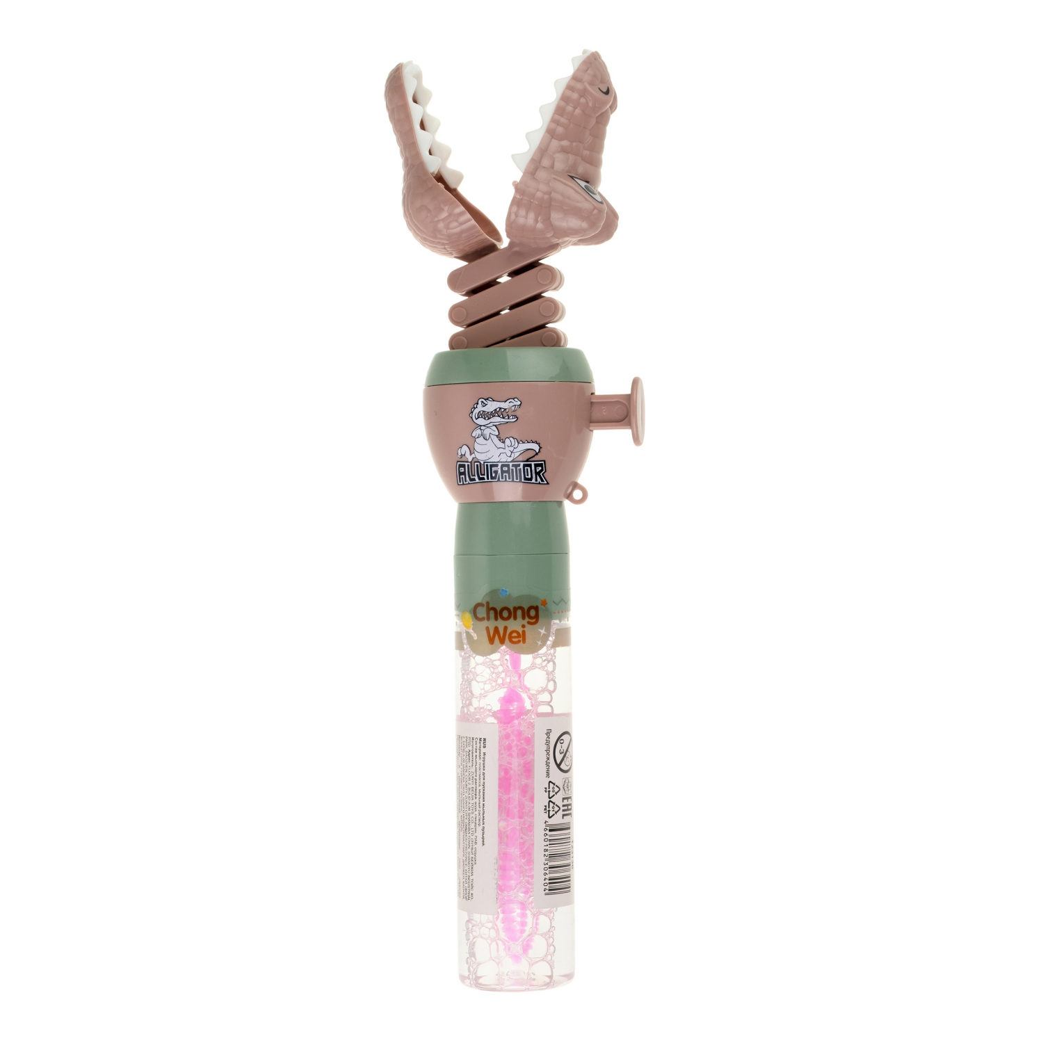 Мыльные пузыри 1TOY Мы-шарики! колба с игрушкой-хваталкой крокодил 40 мл