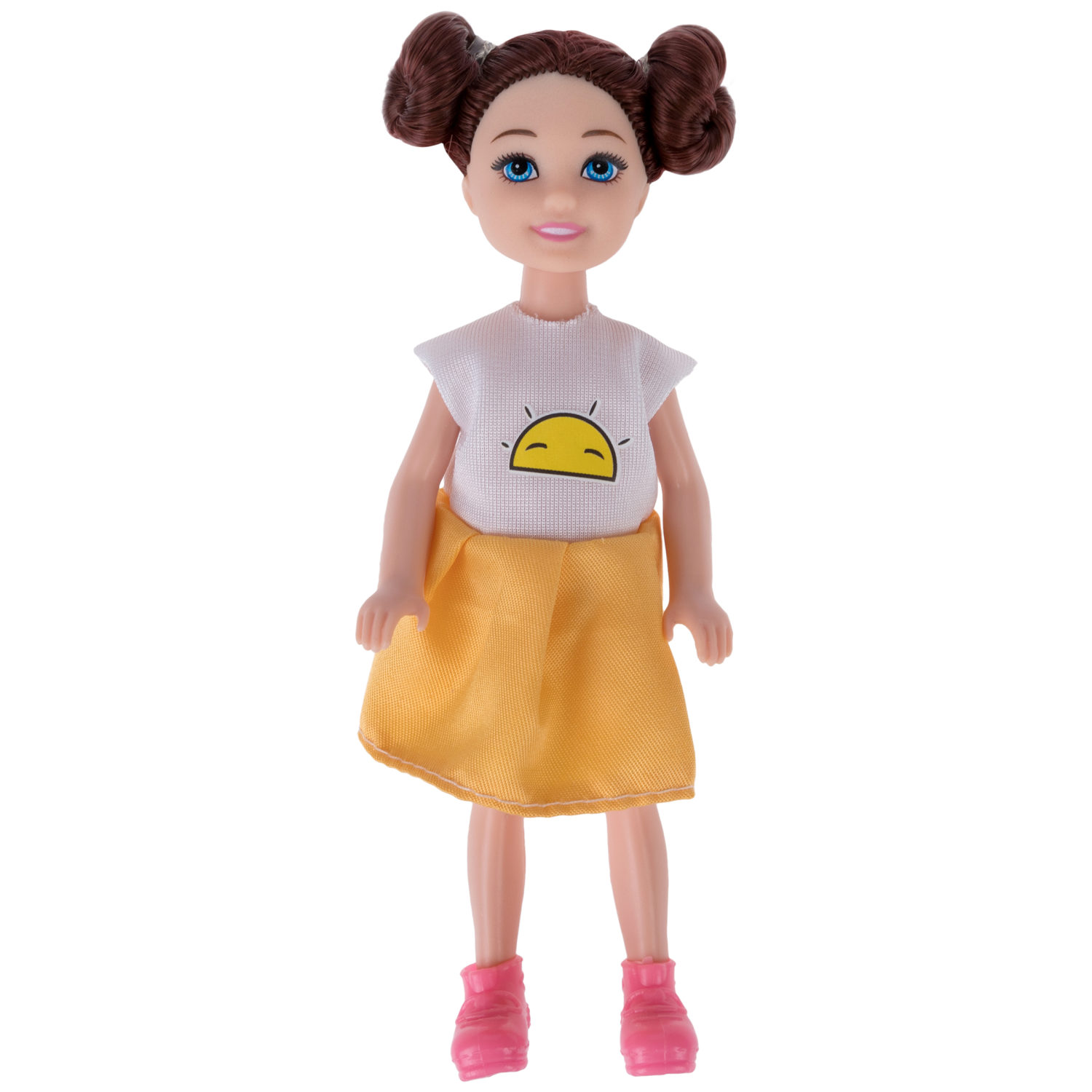 Кукла Alisa Little Love 15,2 см, брюнетка, с двумя питомцами и аксессуарами