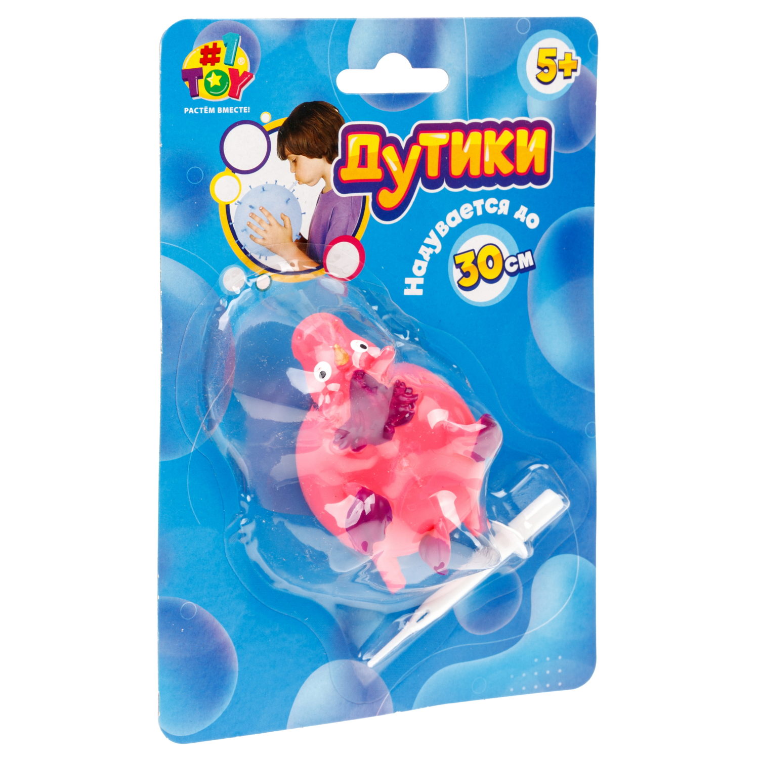 Игрушка ДУТИКИ 1TOY Единорог, максимальный размер 30 см, 3 вида в ассортименте