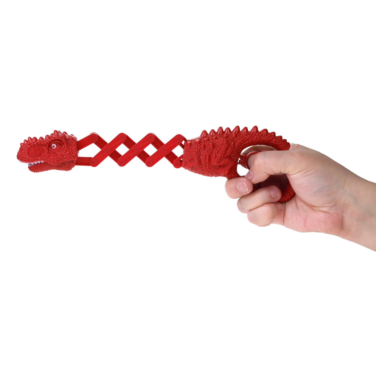 1TOY Хваталка в виде головы животного 24 см., 8 видов в ассорт., бирка, сетка