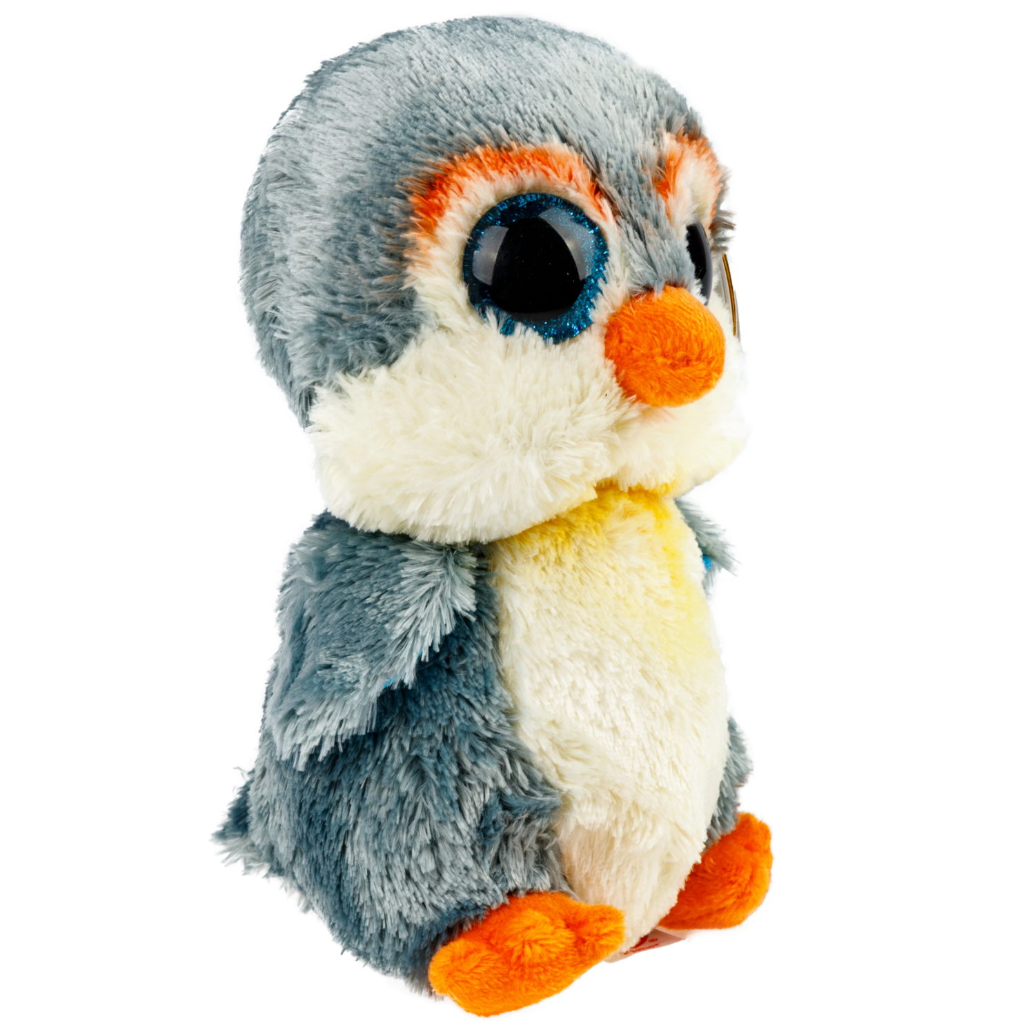 Мягкая игрушка TY Beanie Boo's Серый пингвин Fisher, 15 см