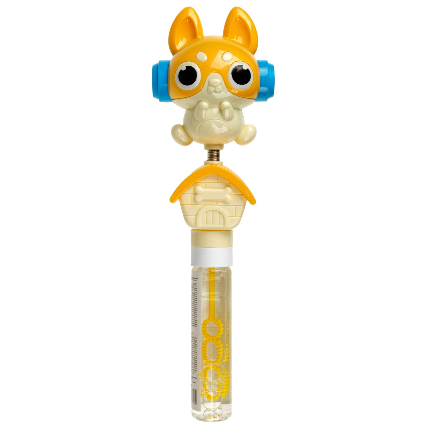 Мыльные пузыри с игрушкой-качалкой 1TOY Мы-шарики! Собака, 40 мл, 3 цвета в ассортименте