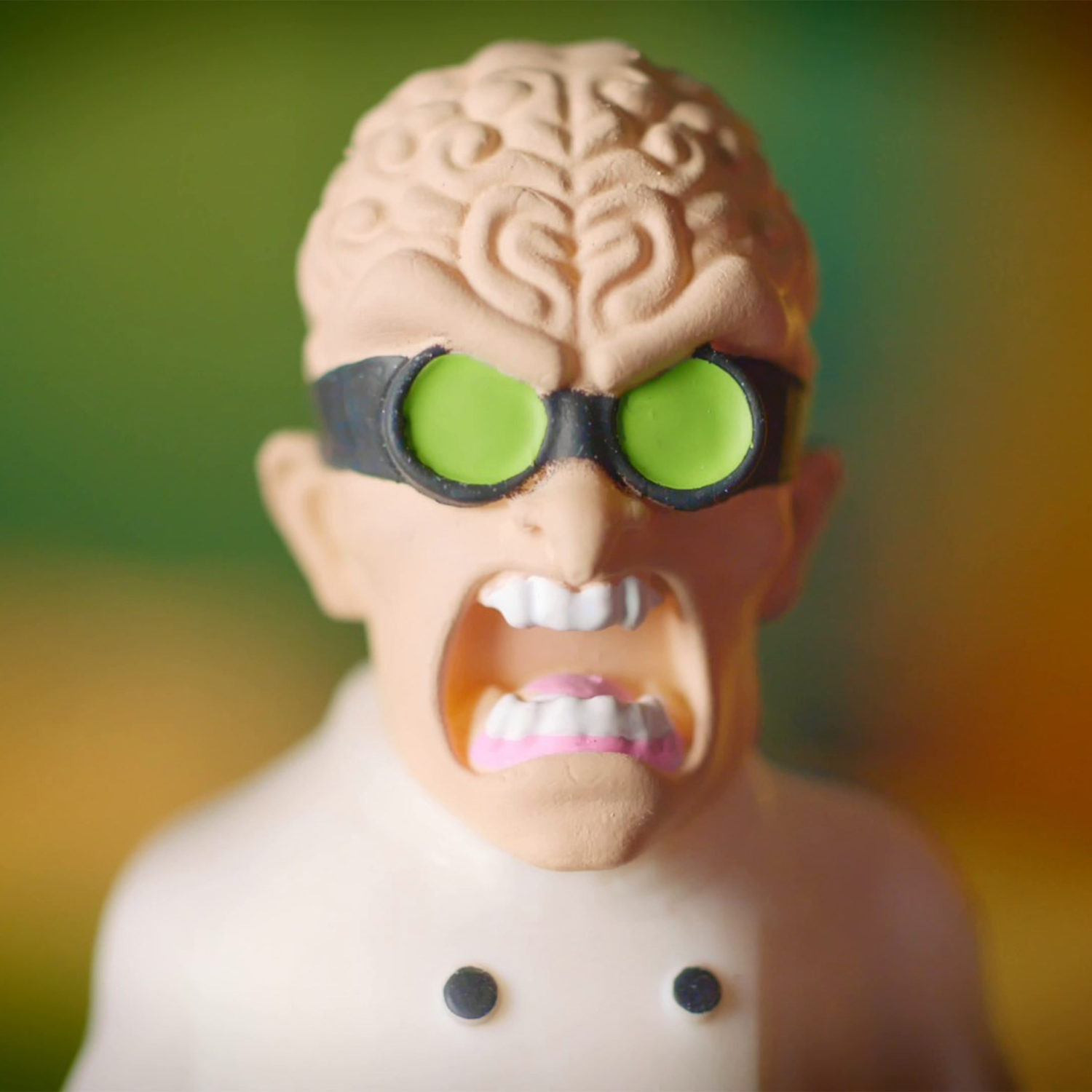 Тянущиеся фигурки 1TOY Monster Flex, серия 5, Безумный учёный, монстр тянучка, 15 см