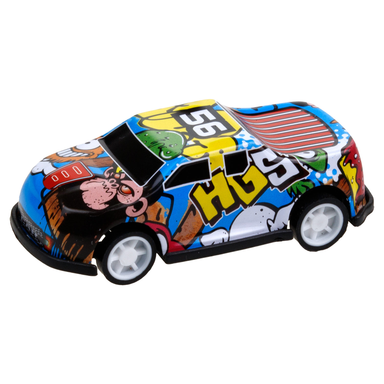 Набор металлических машинок с картой 1TOY Драйв, инерционные, гоночные, маленькие, 6,8 см, 60 шт.