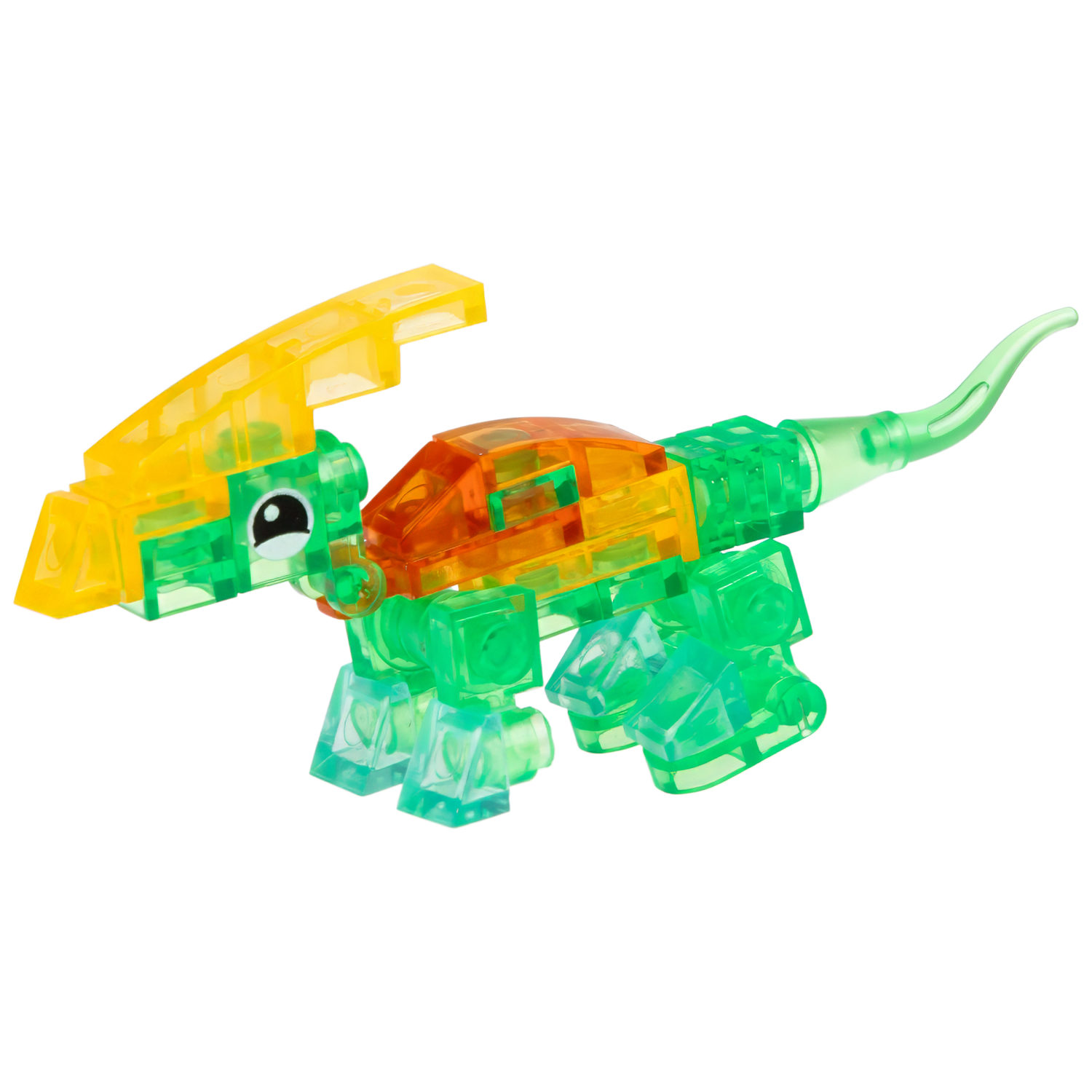 1Toy Blockformers "Планета динозавров" прозрач. блоки  (д/б 12 шт., в асс. 12 видов, коробка)