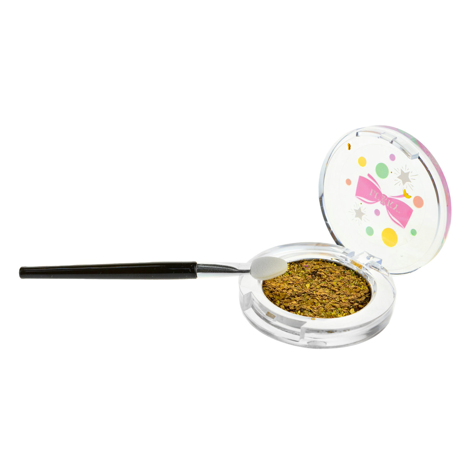 Lukky Блестки для лица, тела и волос 1 г, золотой цвет, аппликатор, блистер