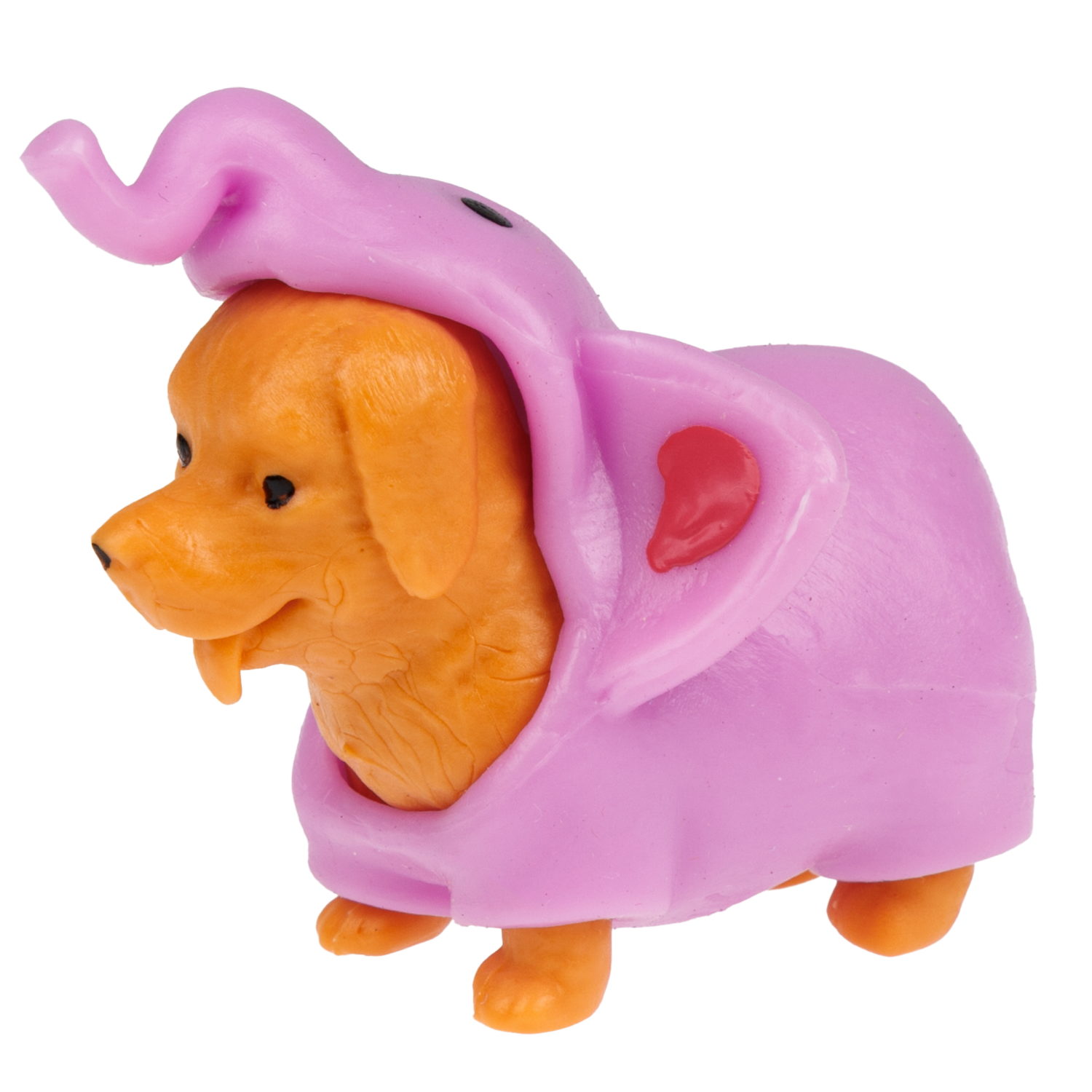 1toy "Прокачка для собачки", тянущиеся собачки в костюмчиках, мини 3,5*3,5*4 см д/б 24 шт