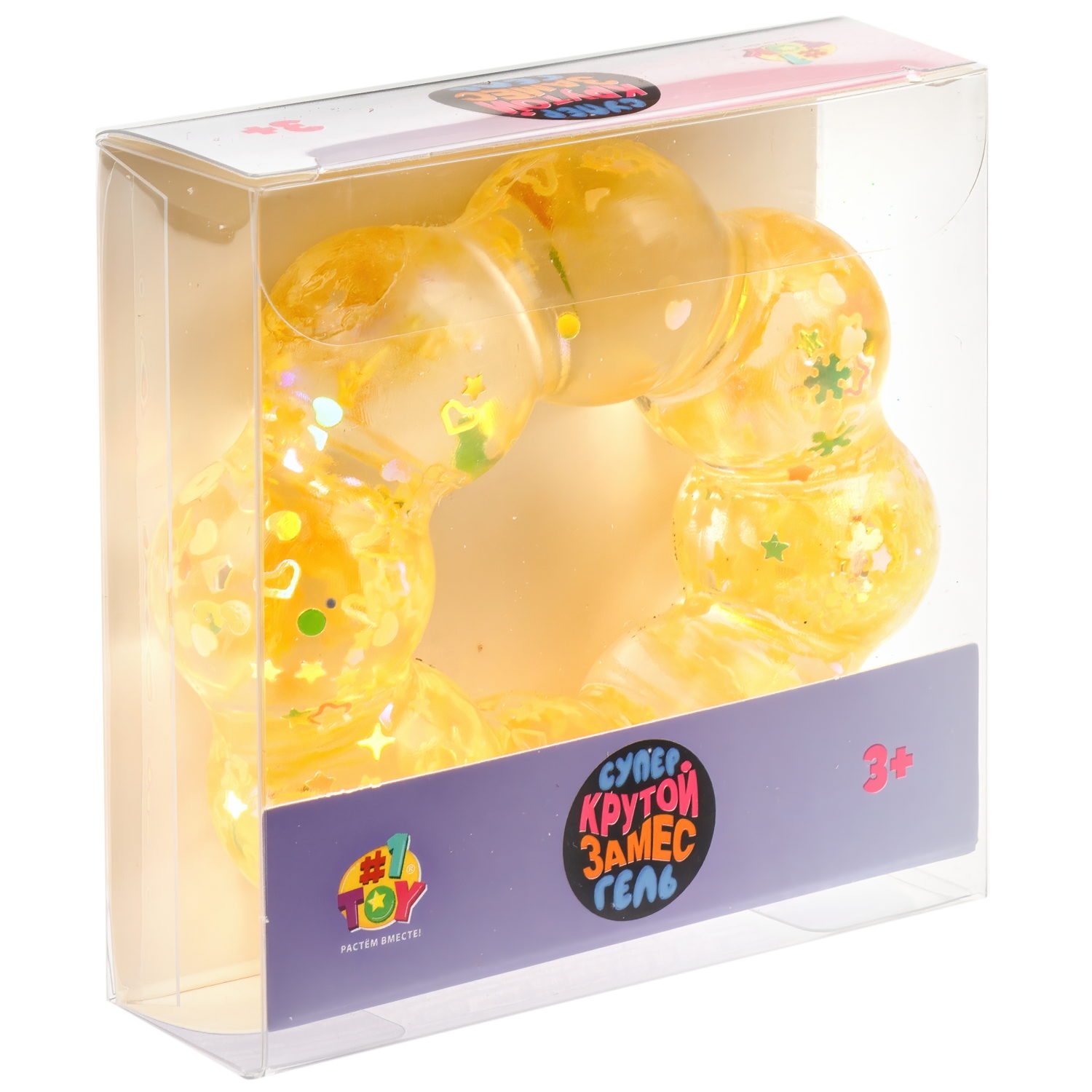 Игрушка-антистресс 1TOY Крутой замес «Супергель» браслет блестки 8*8 см