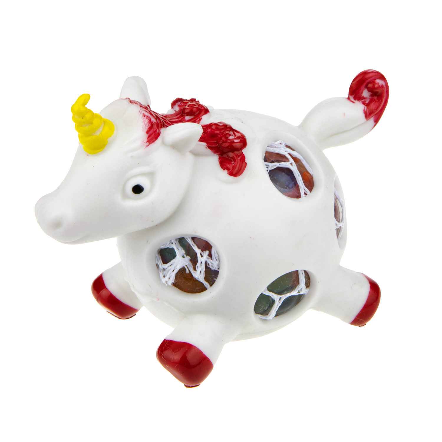 1toy Жмяка единорог с разноцветными шариками