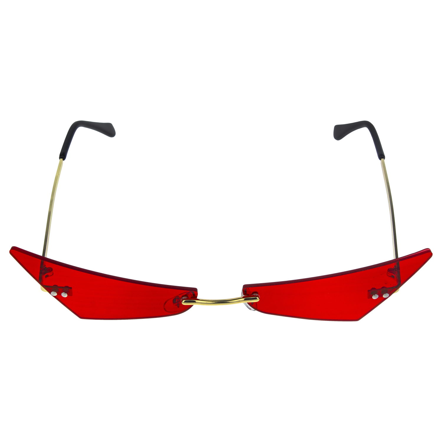 Солнцезащитные очки Lukky Fashion, узкие, красный