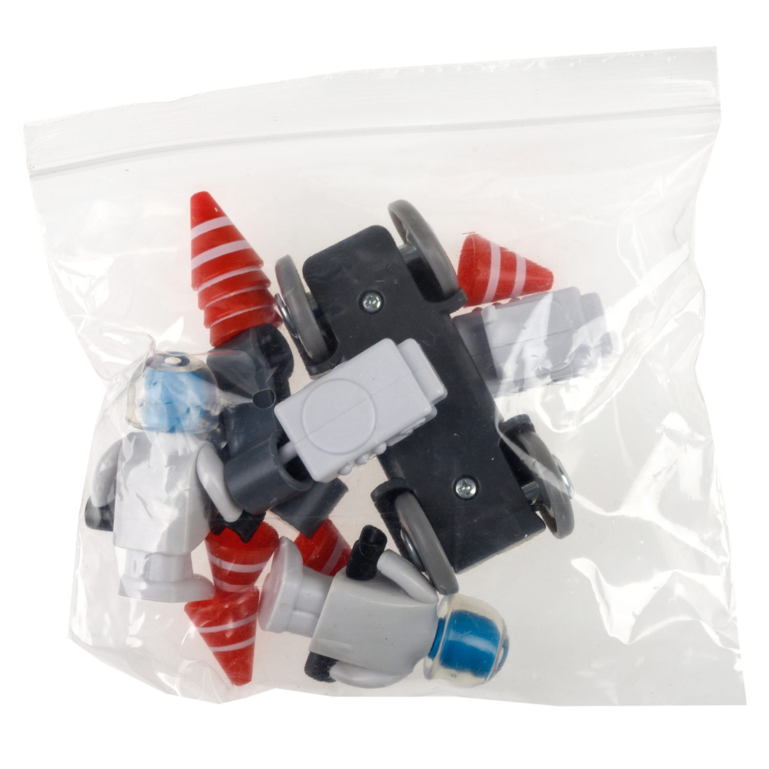 Деревянная железная дорога 1TOY GOODOK "Космопорт" с электропоездом и аксессуарами, 89 деталей