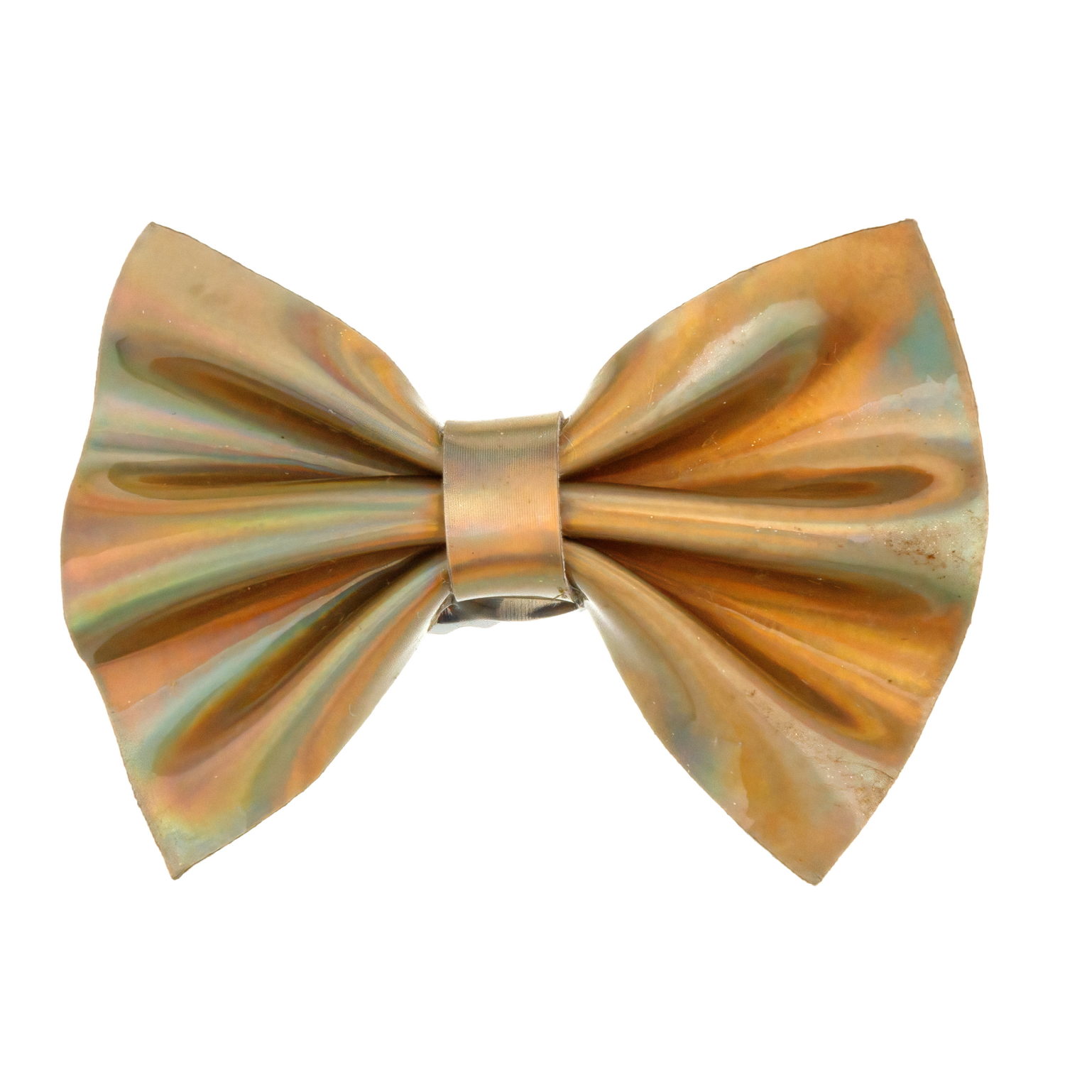 Заколки для волос Lukky Fashion Бантики Голография, детские, для девочки, зажимы, 4 цвета в ассортименте, набор 2 шт.