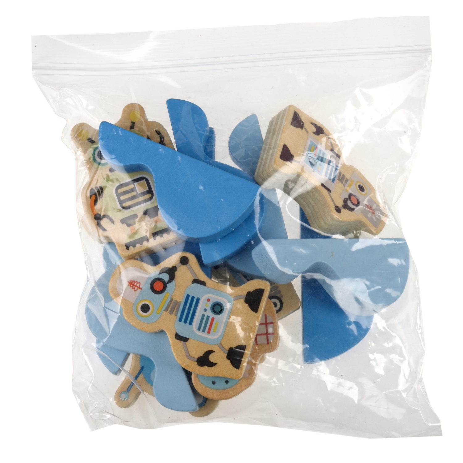 Деревянная железная дорога 1TOY GOODOK "Космопорт" с электропоездом и аксессуарами, 89 деталей