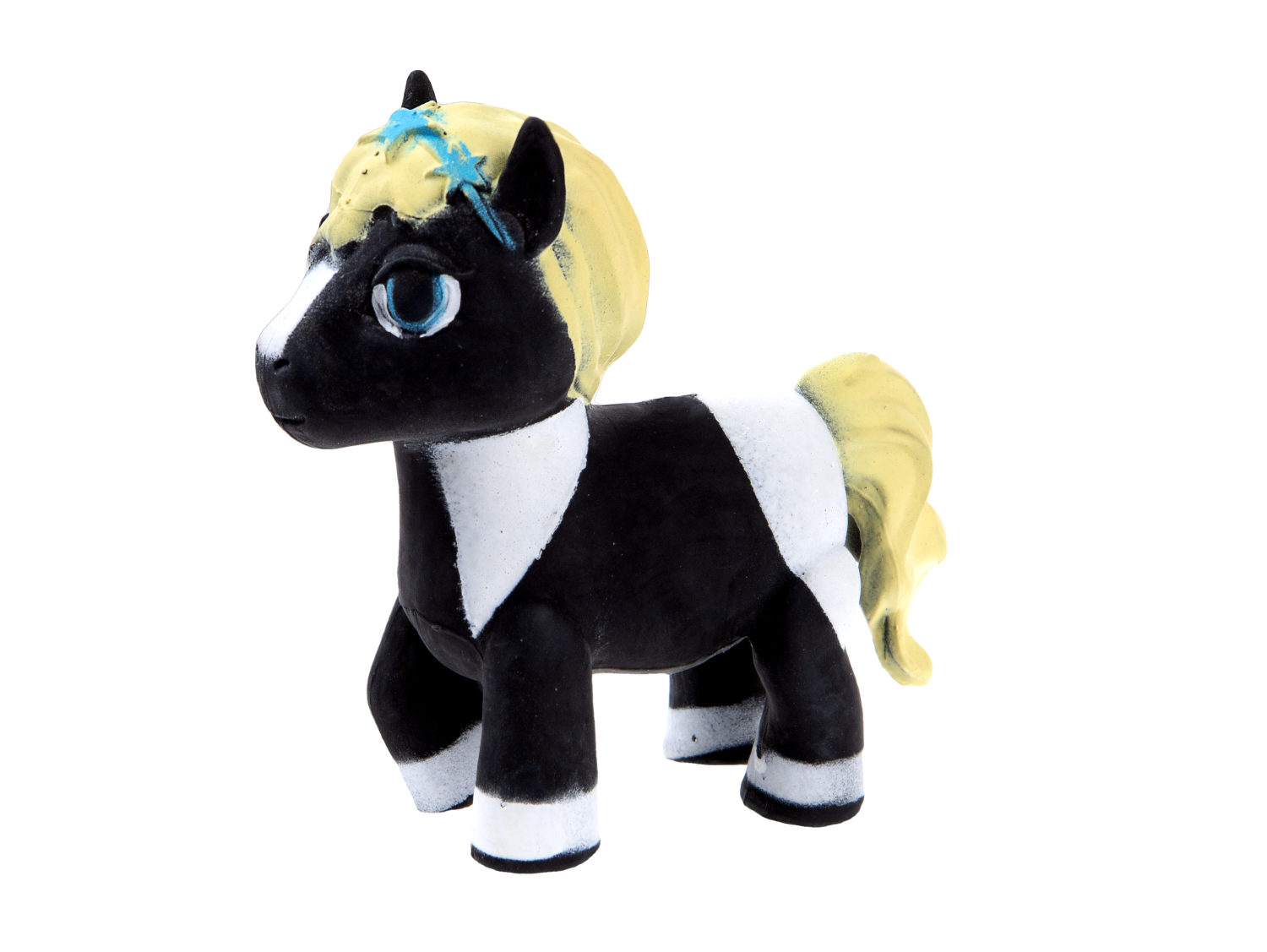 1TOY Пони на фасоне, пони тянущиеся в костюмчиках, 10см, 12 видов, пакет с окном, 12 шт в д/б