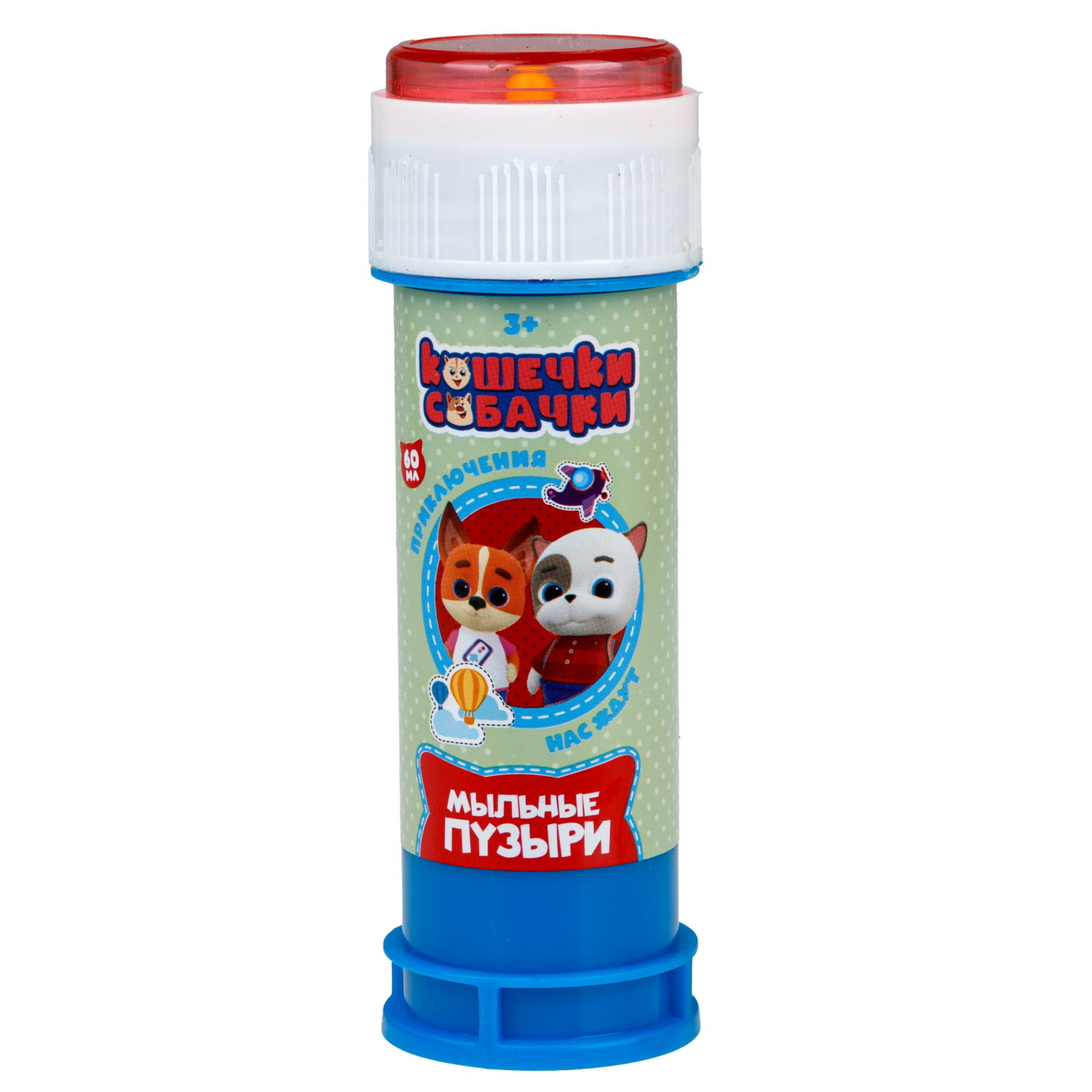 1TOY Кошечки-собачки, мыльные пузыри, 60 мл