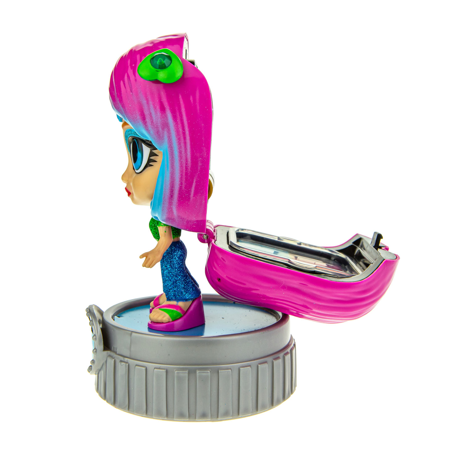 Кукла Instaglam Lukky Doll Луна НЕОН, с косметикой внутри, 12 см