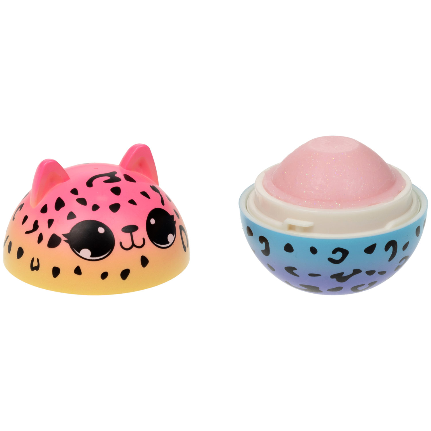 Бальзам для губ с блестками Lukky Angel Розовая нежность с ароматом персика, прозрачный, с оттенком розовым, увлажняющий, питательный, от сухости губ, холода, детский, для девочек и взрослых