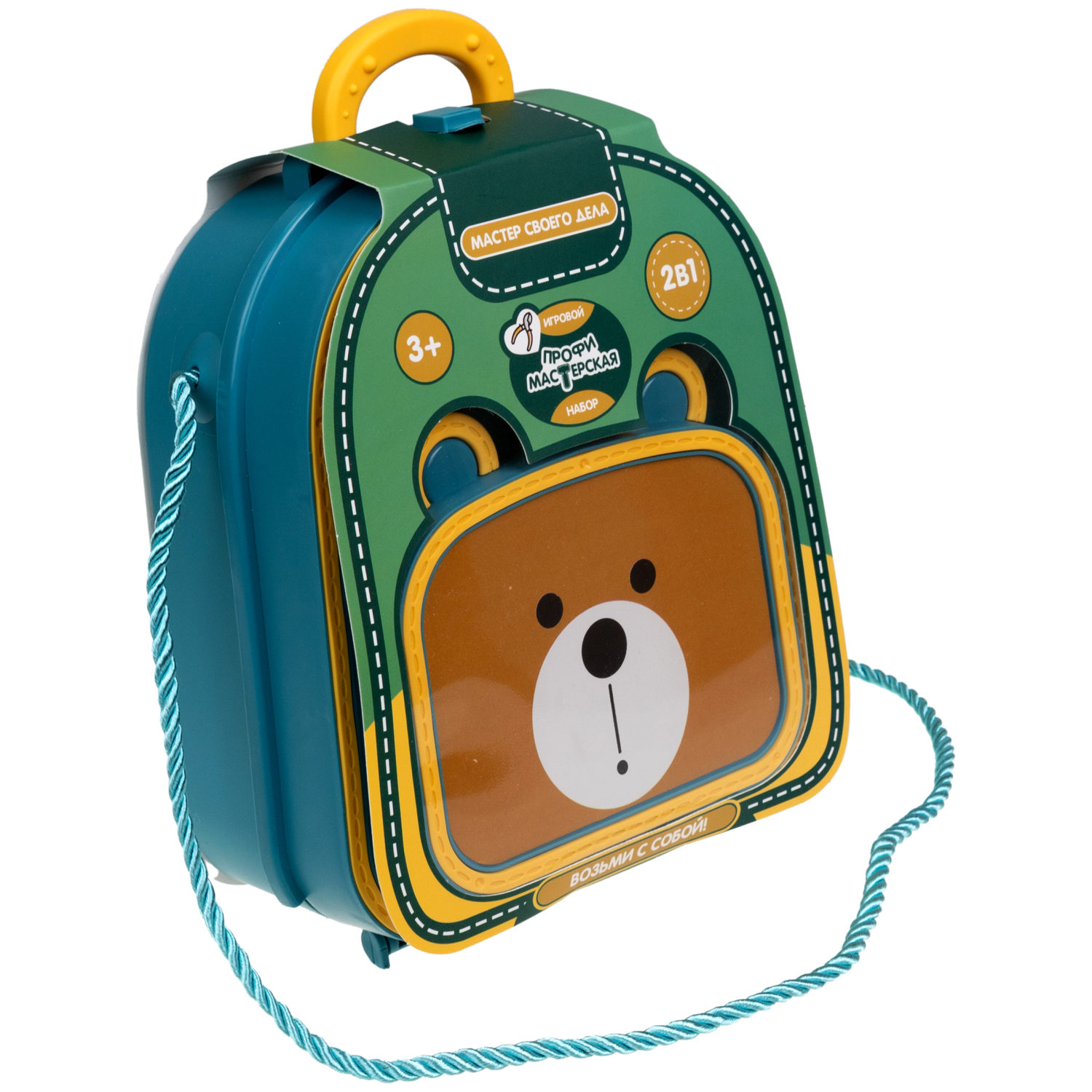 Игровой набор в рюкзачке 1TOY Профи Мастерская, 14 предметов