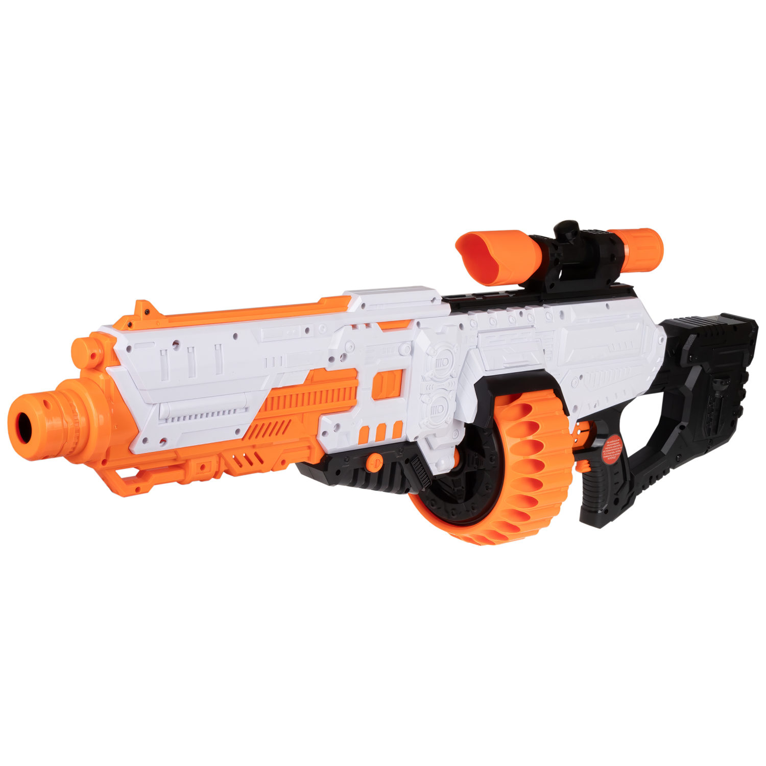 1toy Funmax "A82" бластер электромеханический, барабан на 30 выстрелов, в комплекте 48 EVA снарядов