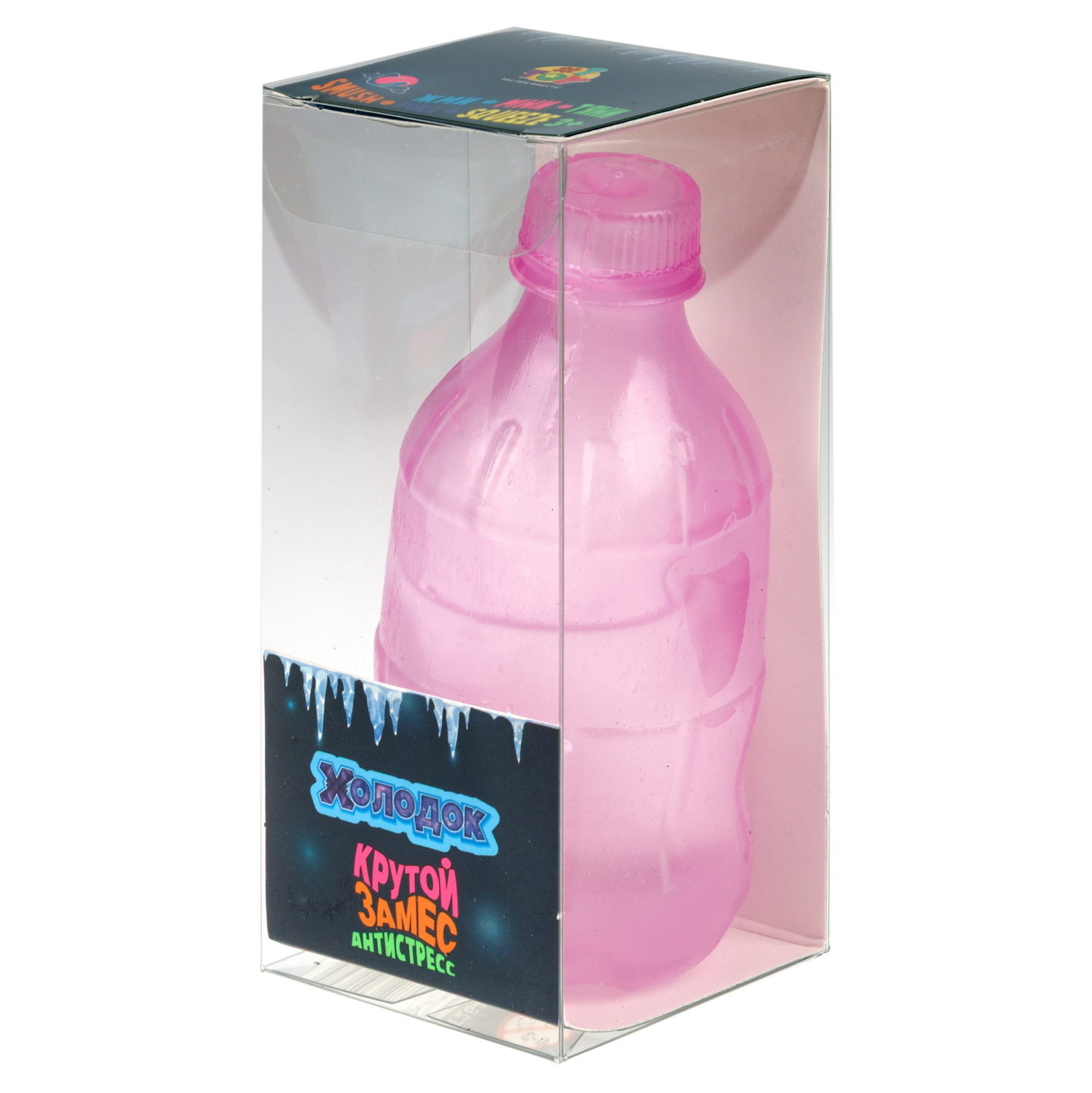 Антистресс-игрушка с эффектом охлаждения 1TOY Крутой замес Холодок бутылка, 11х5,5 см, в ассортименте