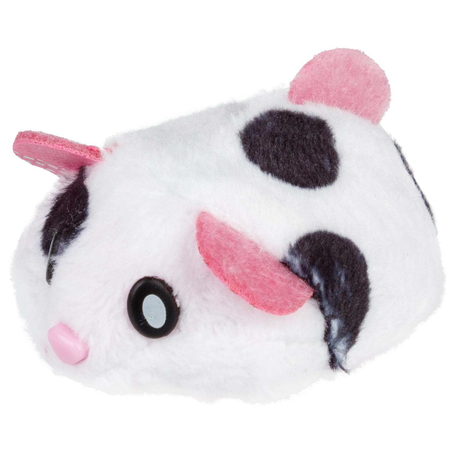 Хома Дома плюшевый хомячок, белый в крапинку, батарейка в комплекте, в блистере