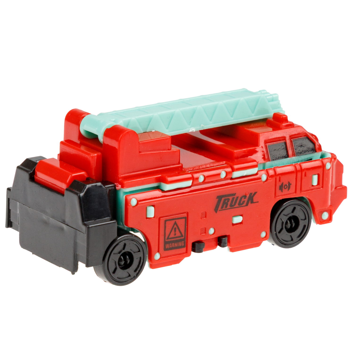 Машинка 2в1 1TOY Transcar Double: Автофургон - Автокран, 8 см