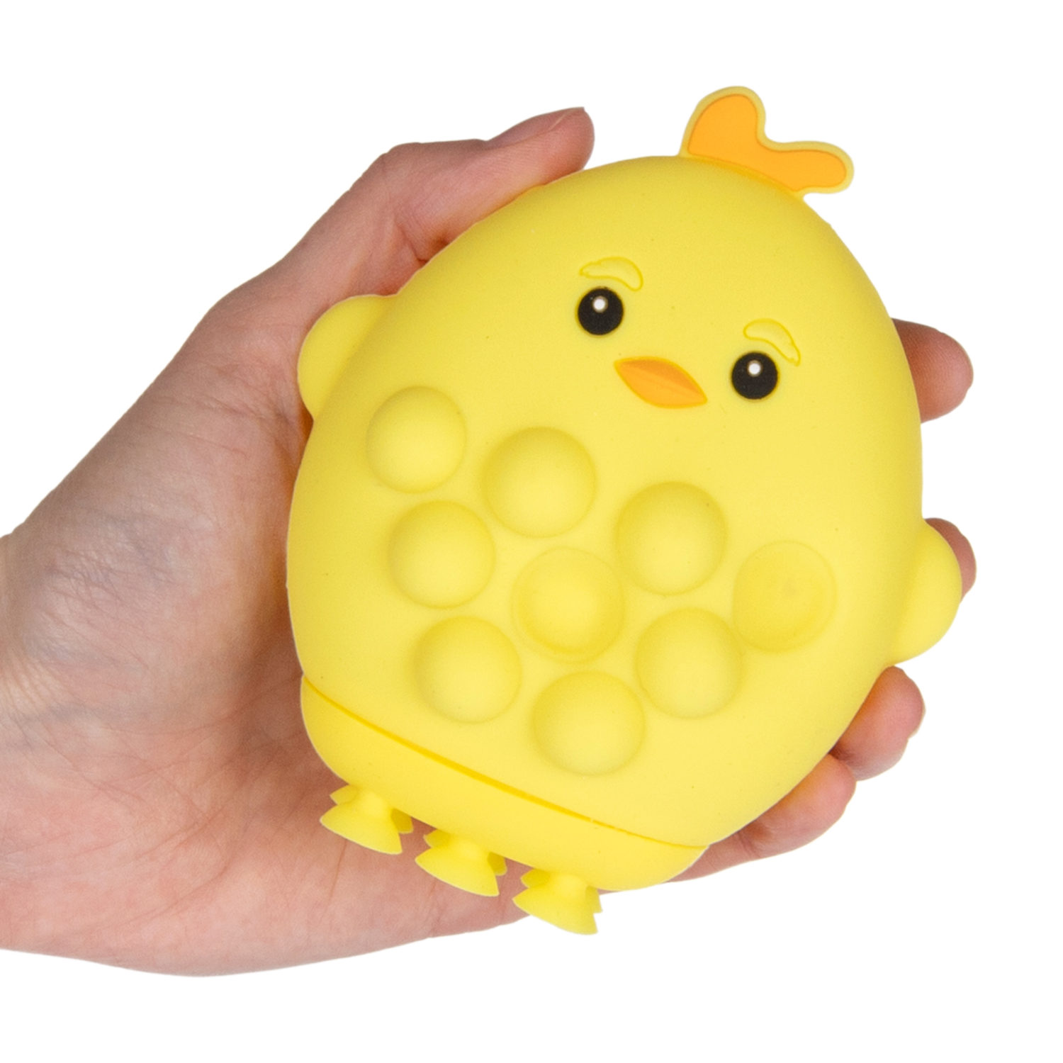 1TOY Жмяка Hit Pop It "Животные" 11х9х5 см, птенец