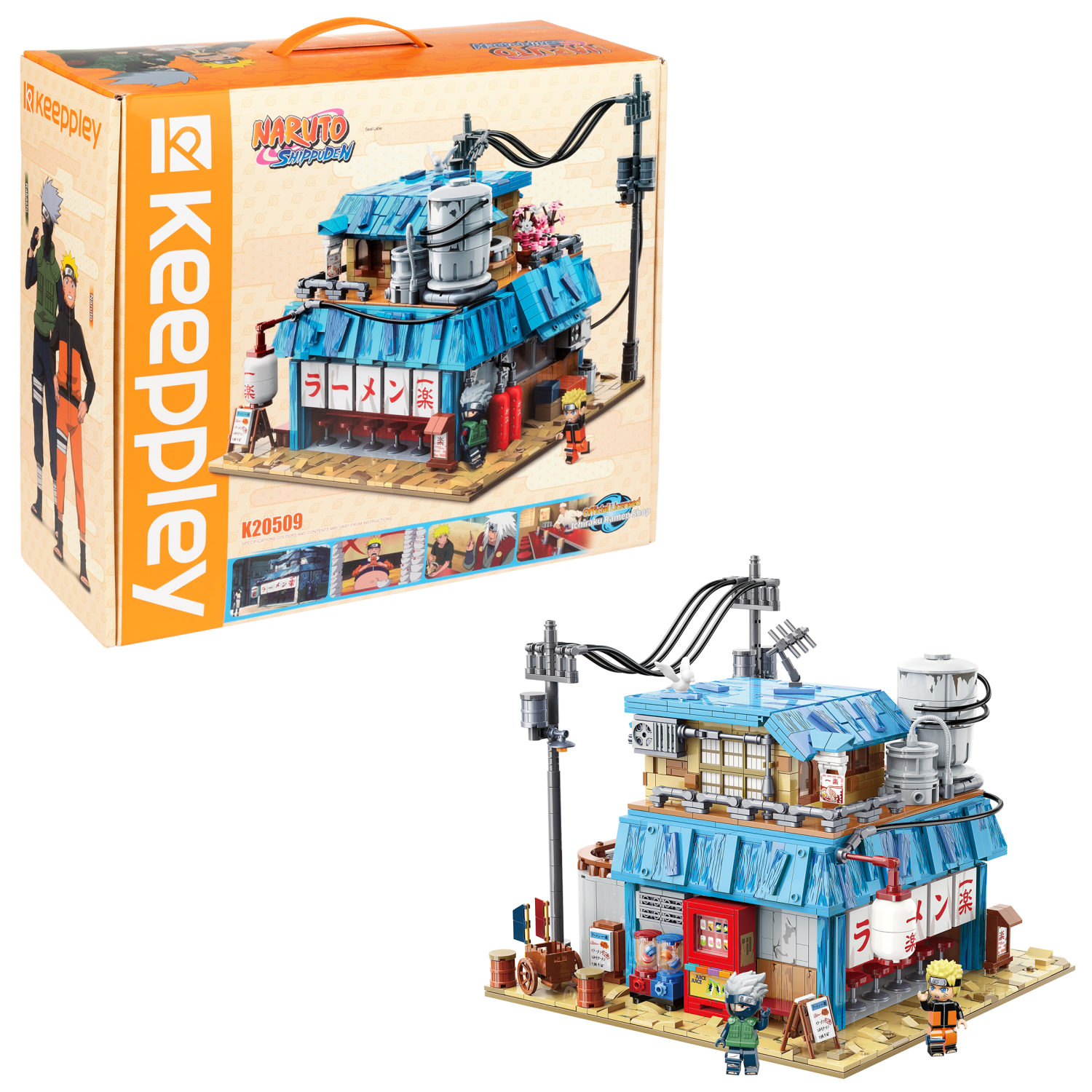 Naruto конструктор "Кафе Рамен Ичираку" конструктор для мальчиков и девочек, 2240 деталей