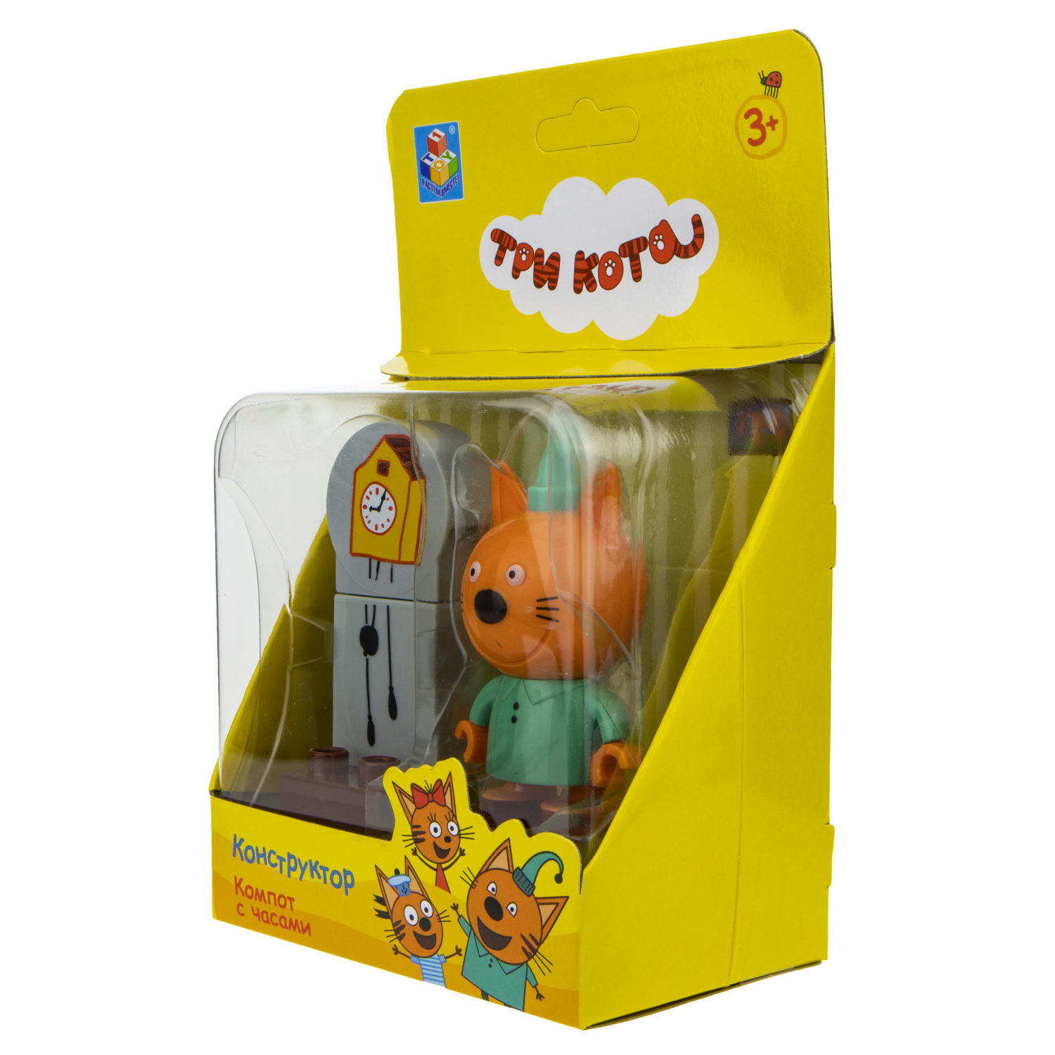 Конструктор 1TOY Три кота "Компот c часами"