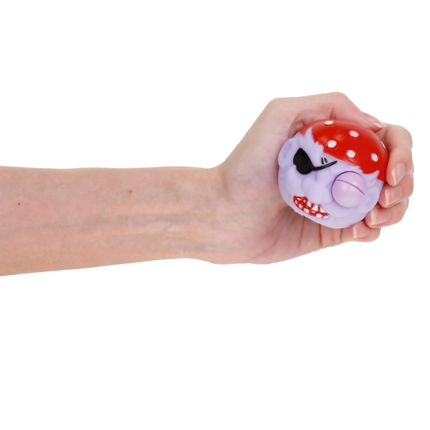 Игрушка антистресс для рук 1TOY пучеглаз Пираты, резиновая, мялка, жмякалка, для детей, для взрослого