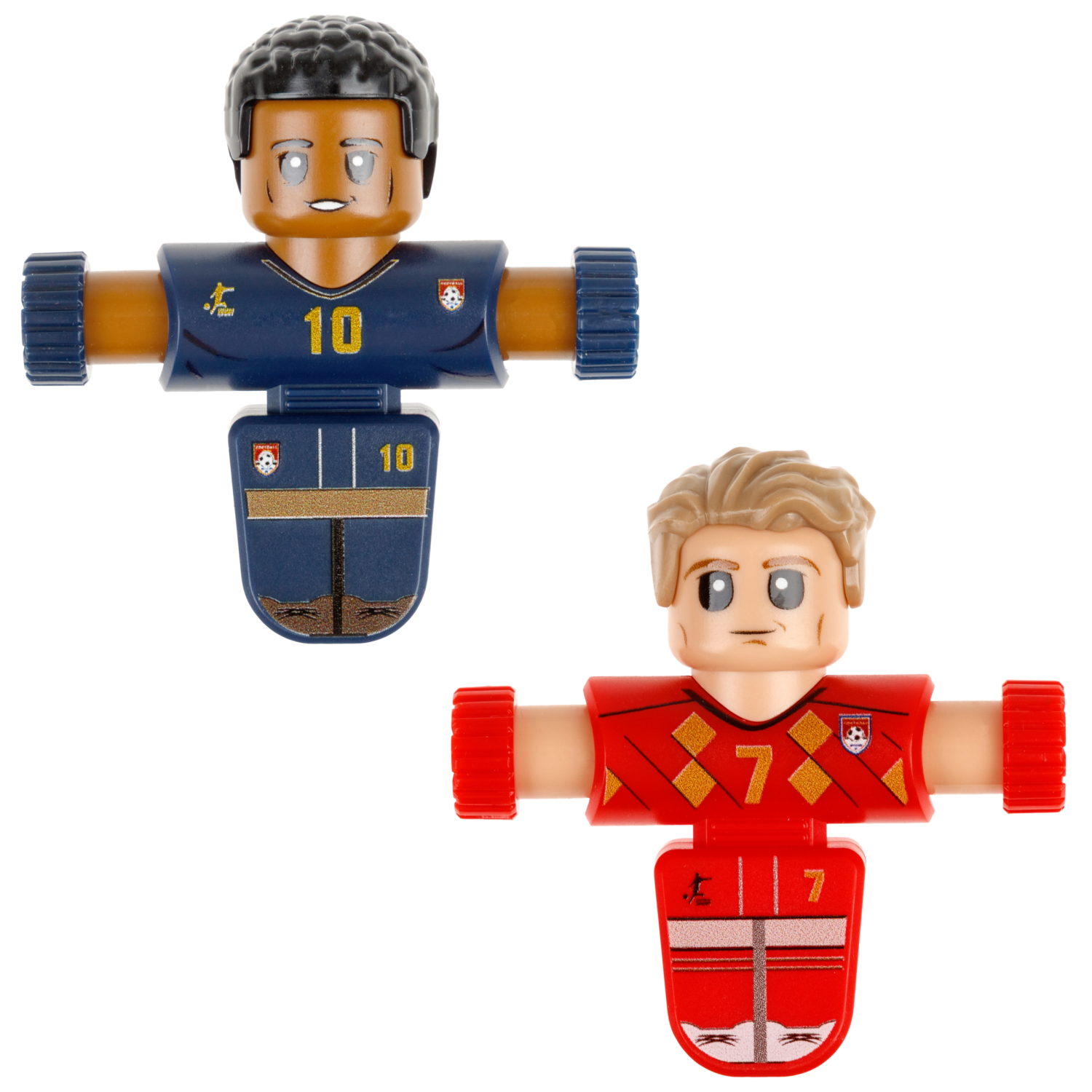 Фиджетбол 1TOY Легенды футбола Франция - Бельгия, 2 футболиста