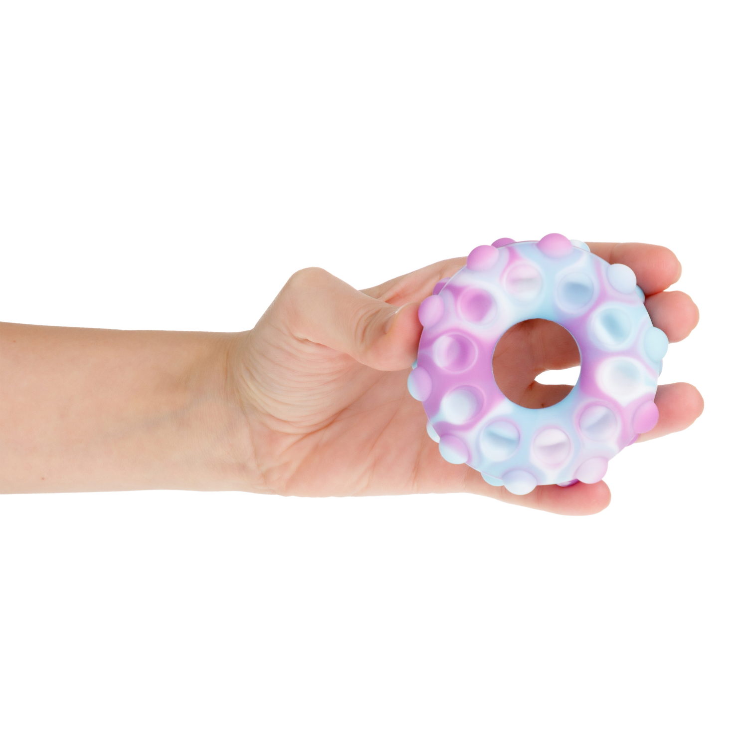 1toy Жмяка Hit Pop It "Пончик" 7 см, 3 вида в асс.