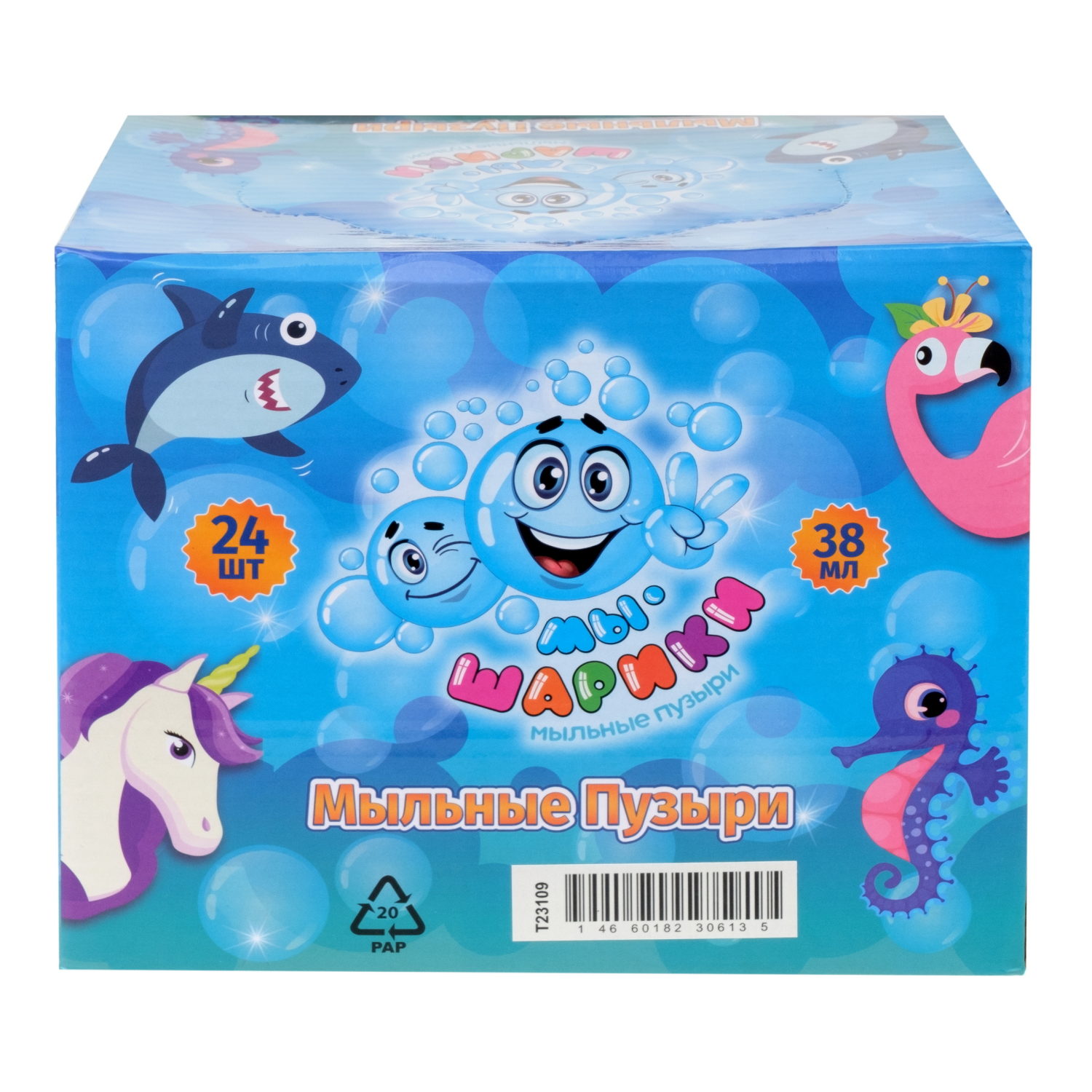 Мыльные пузыри 1TOY Мы-шарики! Акула, 38 мл, в ассортименте