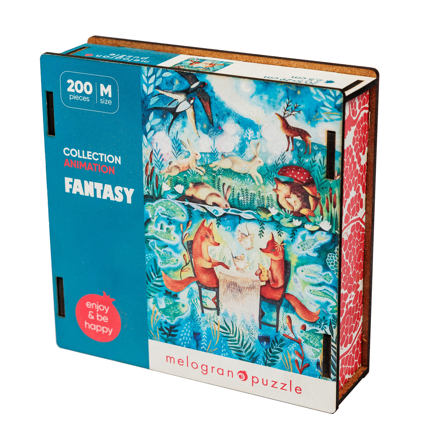 Деревянные пазлы Collection Animation Фантазия леса, 120 деталей, 20,5х29 см, 7+