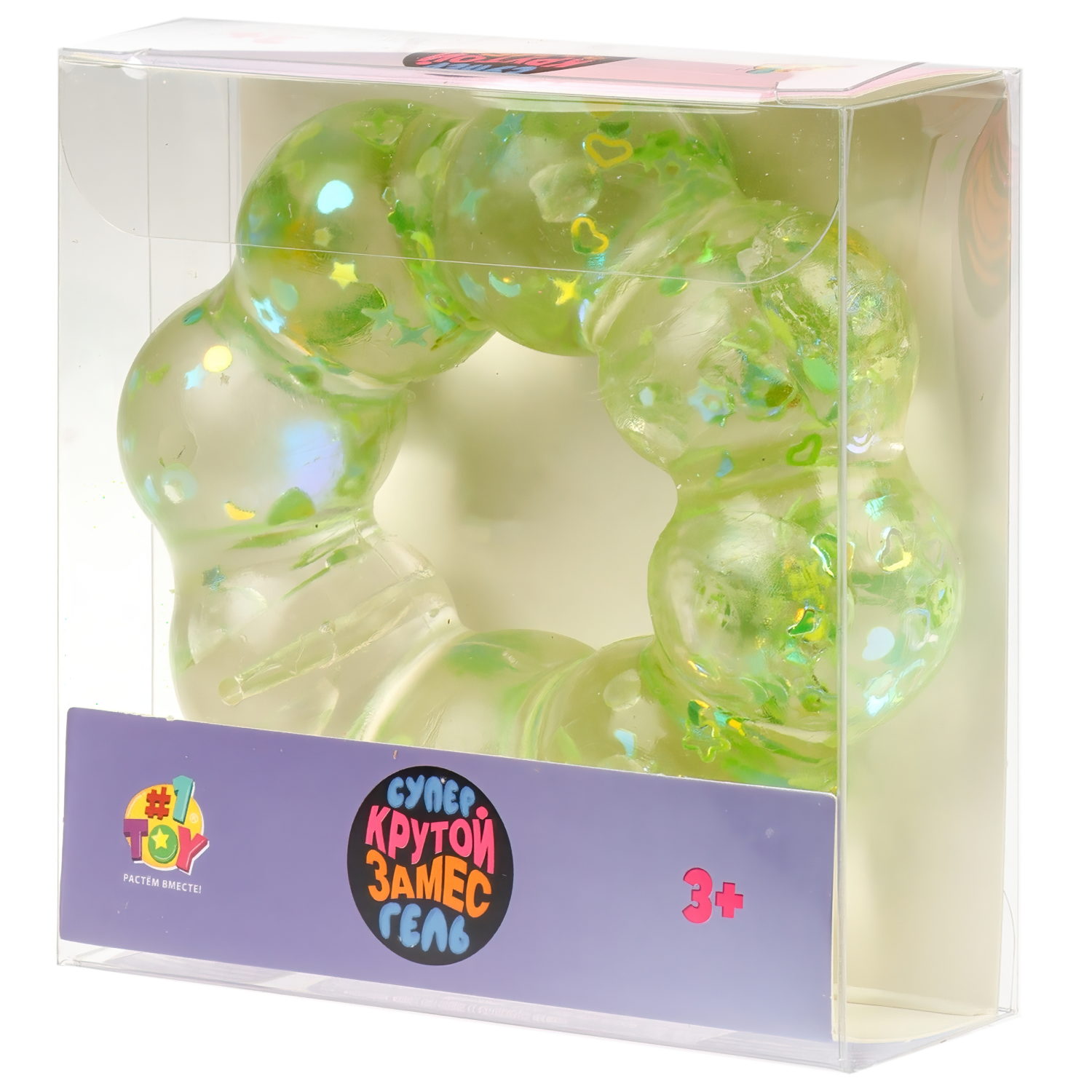 Игрушка-антистресс 1TOY Крутой замес «Супергель» браслет блестки 8*8 см