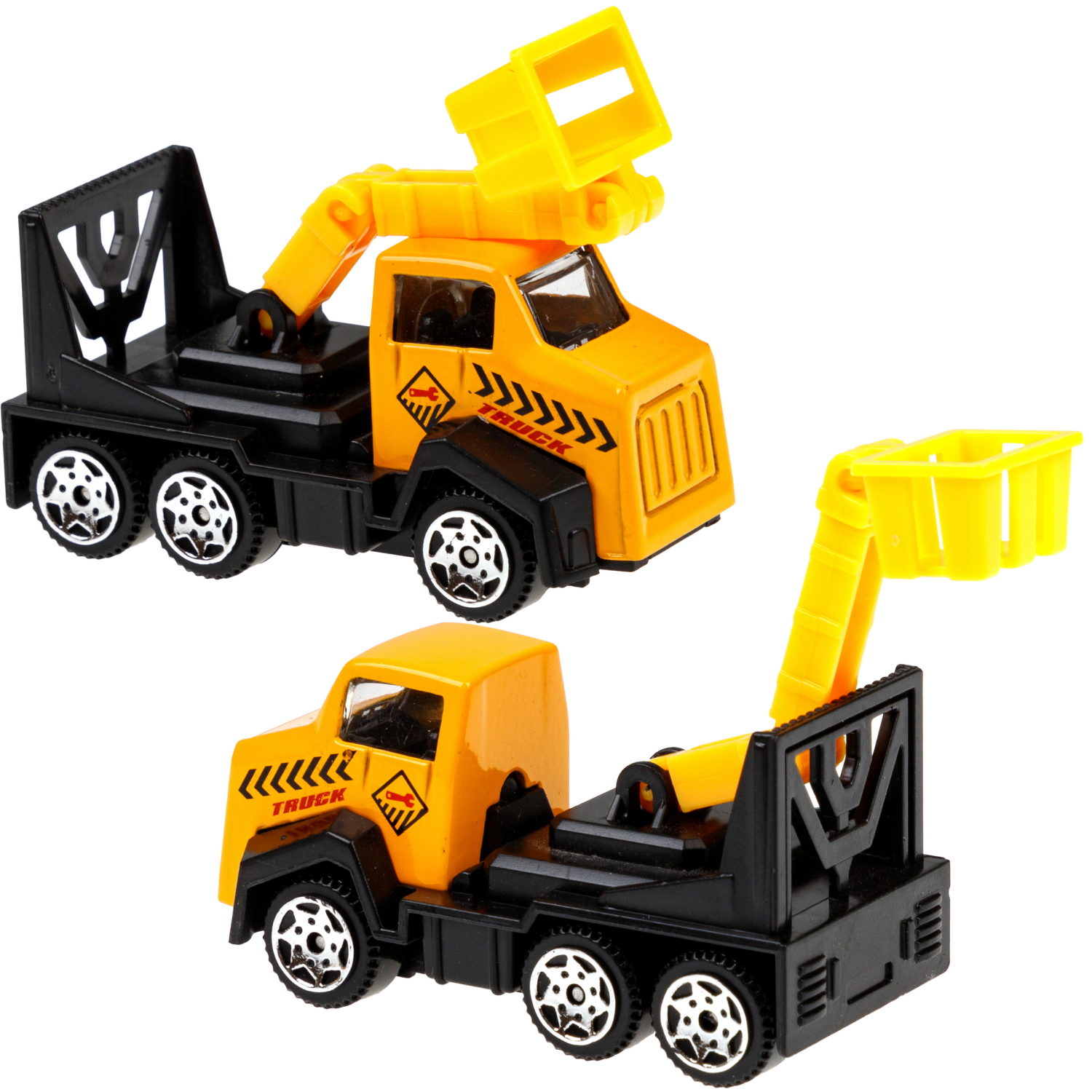 Парковка-грузовик трансформер 1TOY Транспаркинг Строительная бригада, 37,5х21х13 см