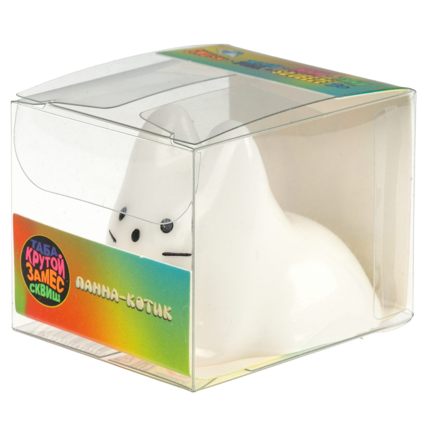 Таба сквиш 1TOY Крутой замес Муссик кот, 4,5х5,5 см