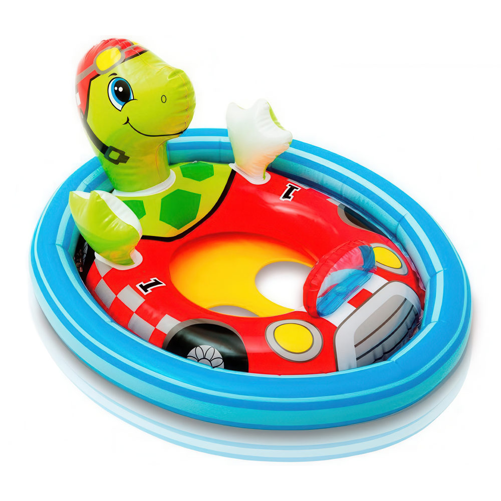 Круг для плавания детский с сидением Intex Черепаха, 3 - 4 года